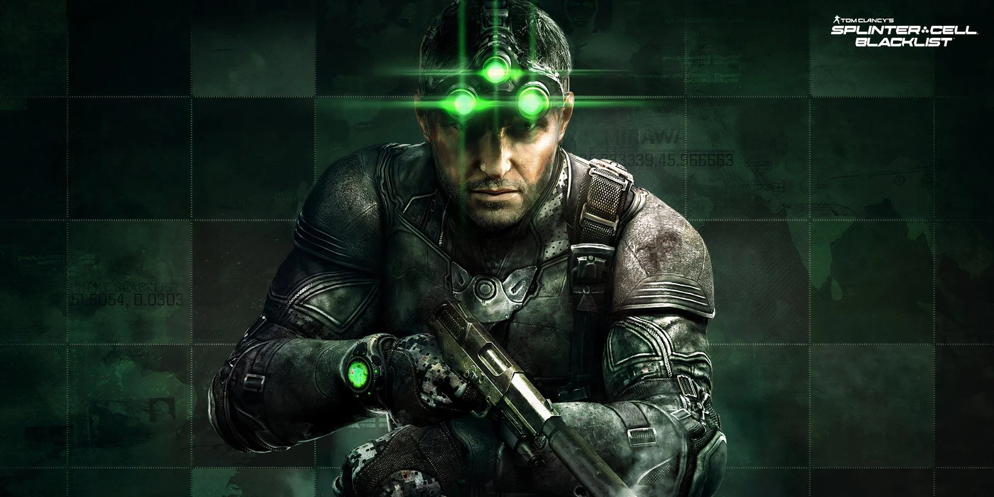 Sam Fisher trong Splinter Cell Blacklist đại diện cho các thương hiệu game lớn của Ubisoft