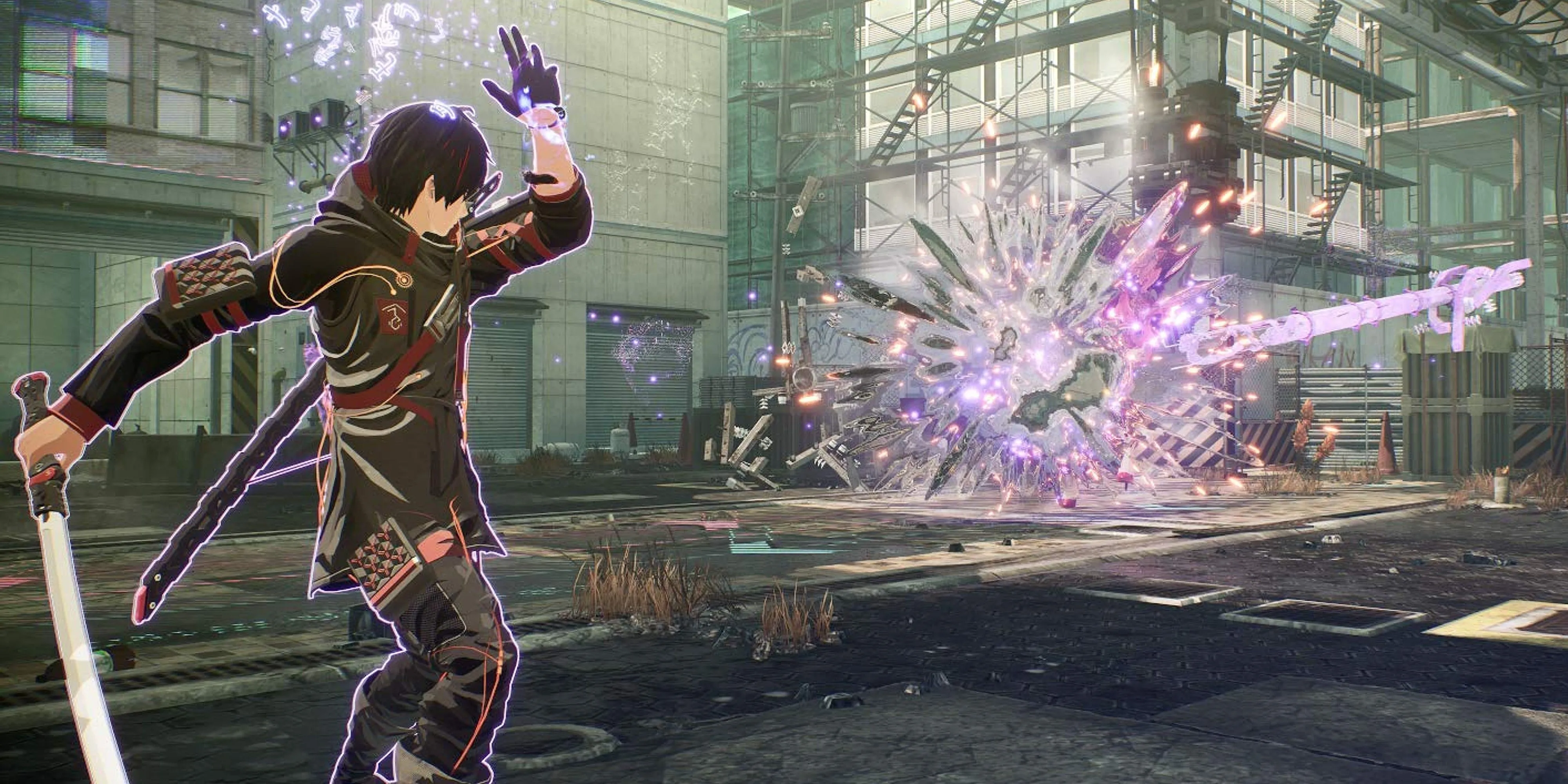 Screenshot chiến đấu ấn tượng trong game Scarlet Nexus