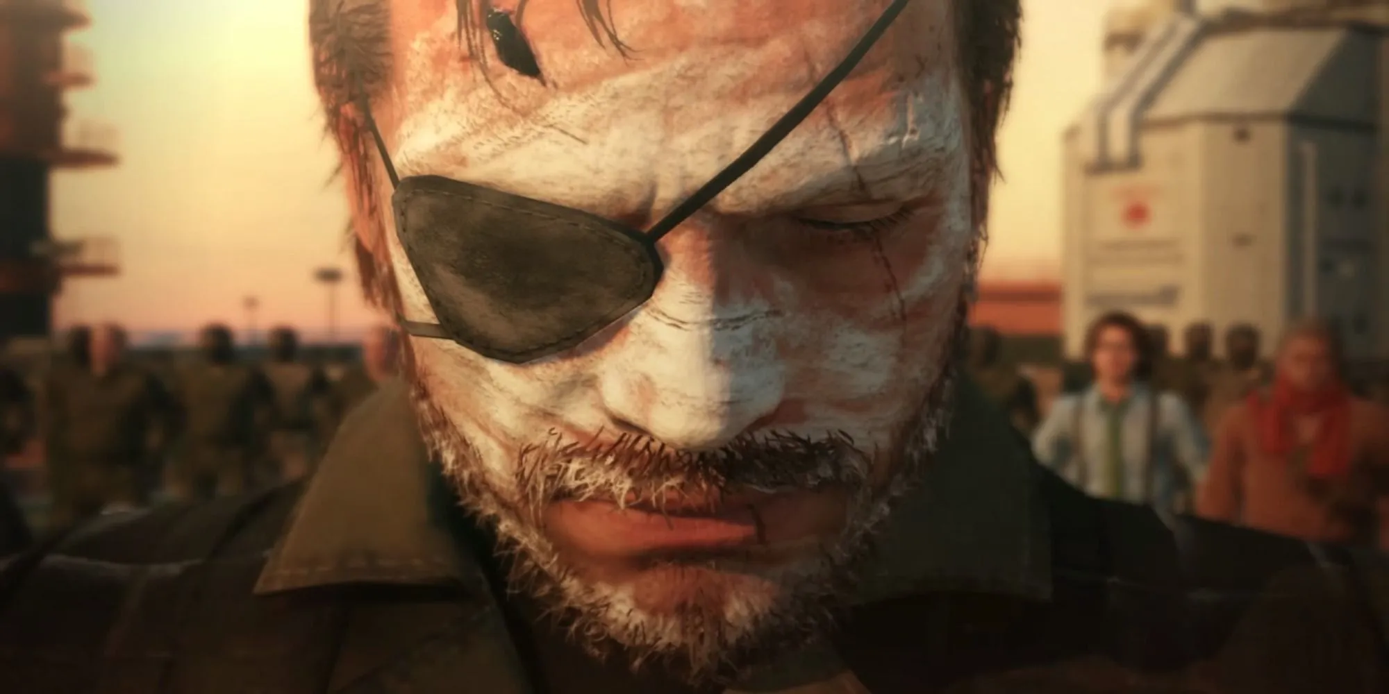 Snake trầm ngâm trong Metal Gear Solid V: The Phantom Pain