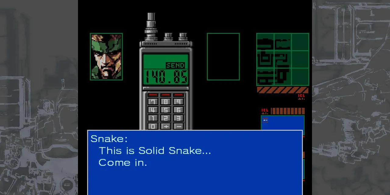 Solid Snake trong Metal Gear 2: Solid Snake với đồ họa cải tiến