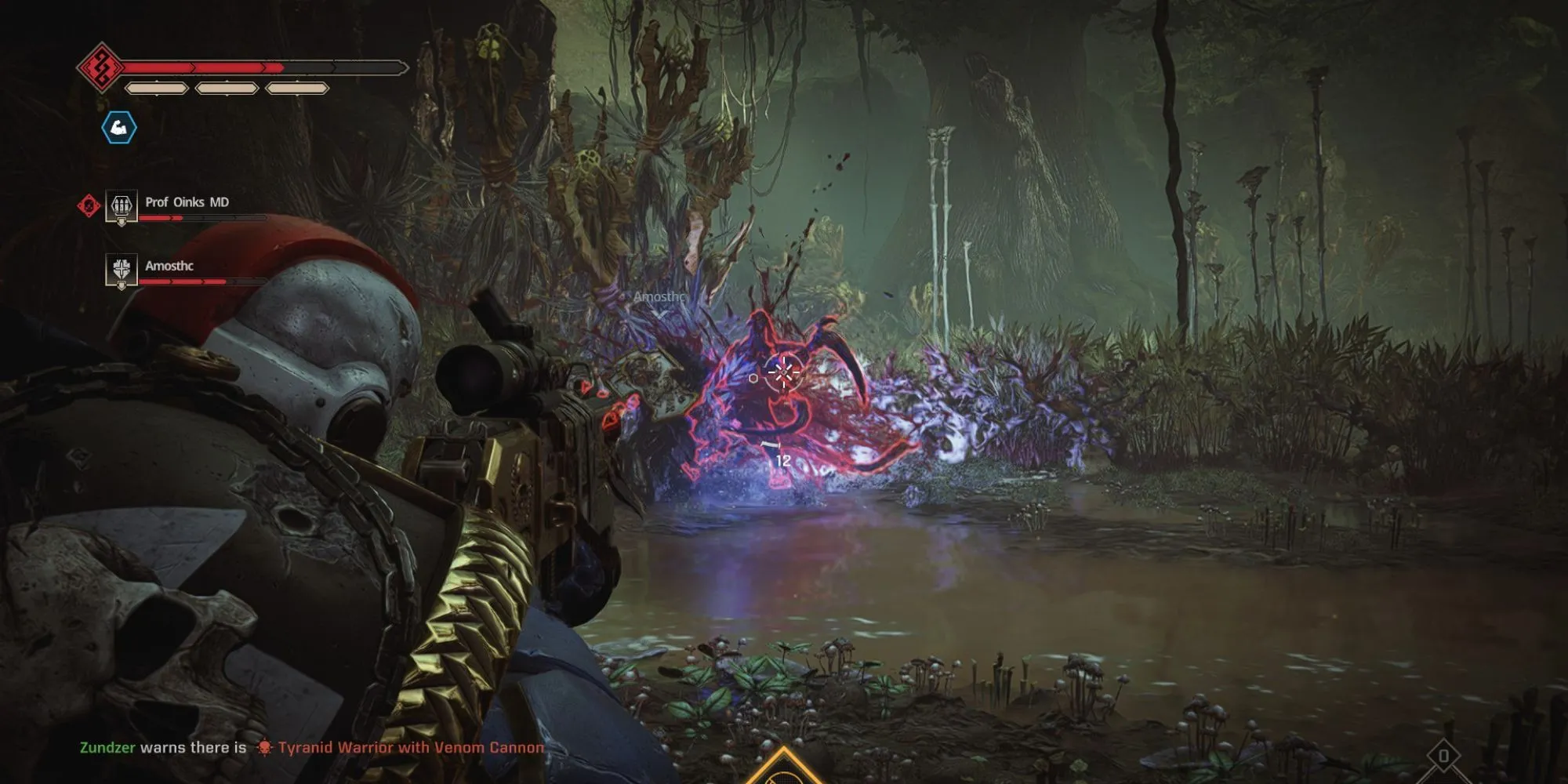 Space Marine dũng mãnh chiến đấu chống lại Tyranids trong Warhammer 40K Space Marine 2