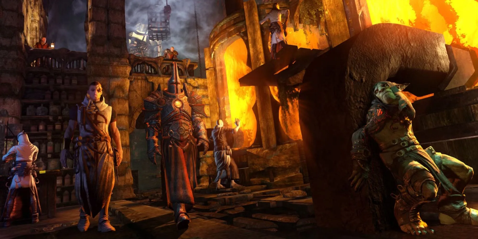 Styx và bản sao của mình ẩn nấp trong bóng tối trong Styx Master of Shadows