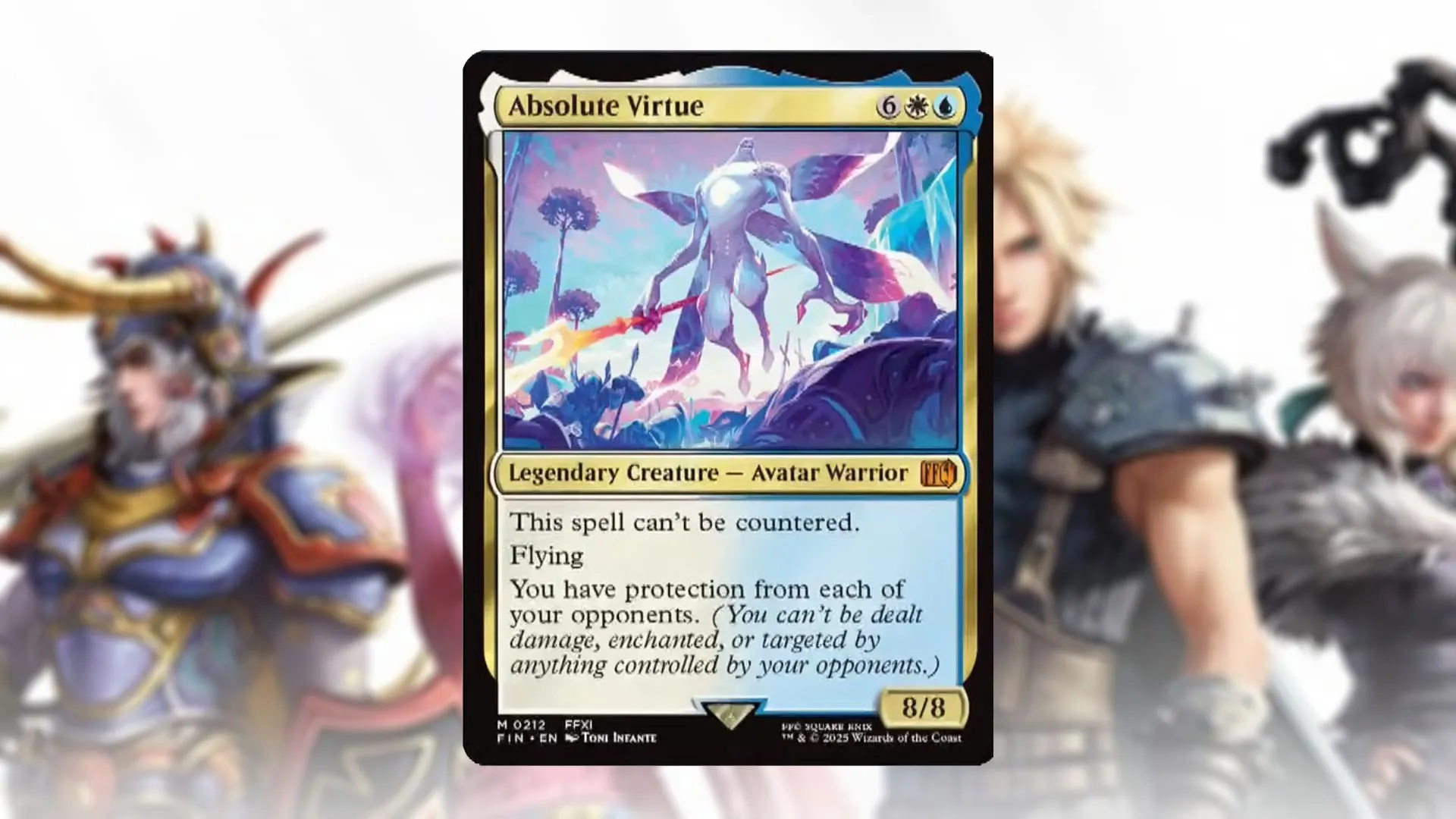 Thẻ bài Absolute Virtue từ Final Fantasy XI trong Magic: The Gathering