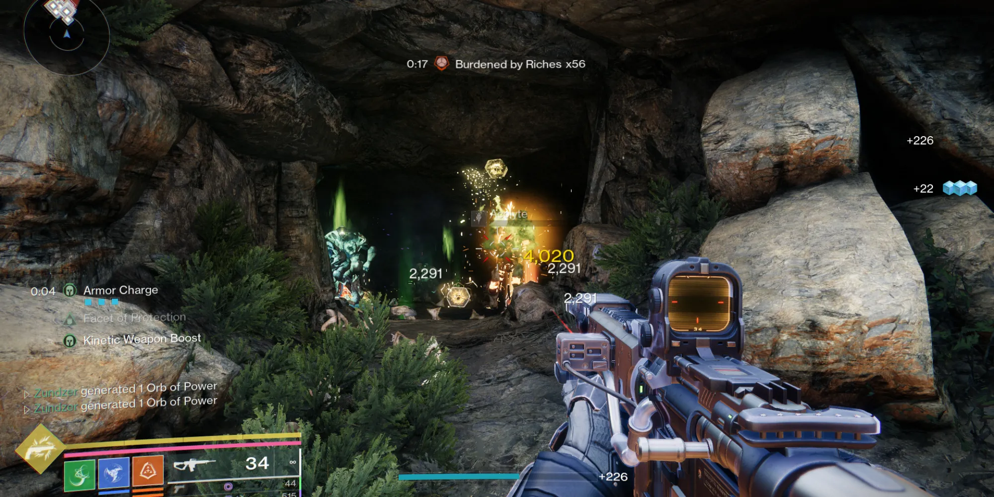 Thẻ Contender Card Platinum Plunderer trong Destiny 2 yêu cầu game thủ thu thập Orb of Power