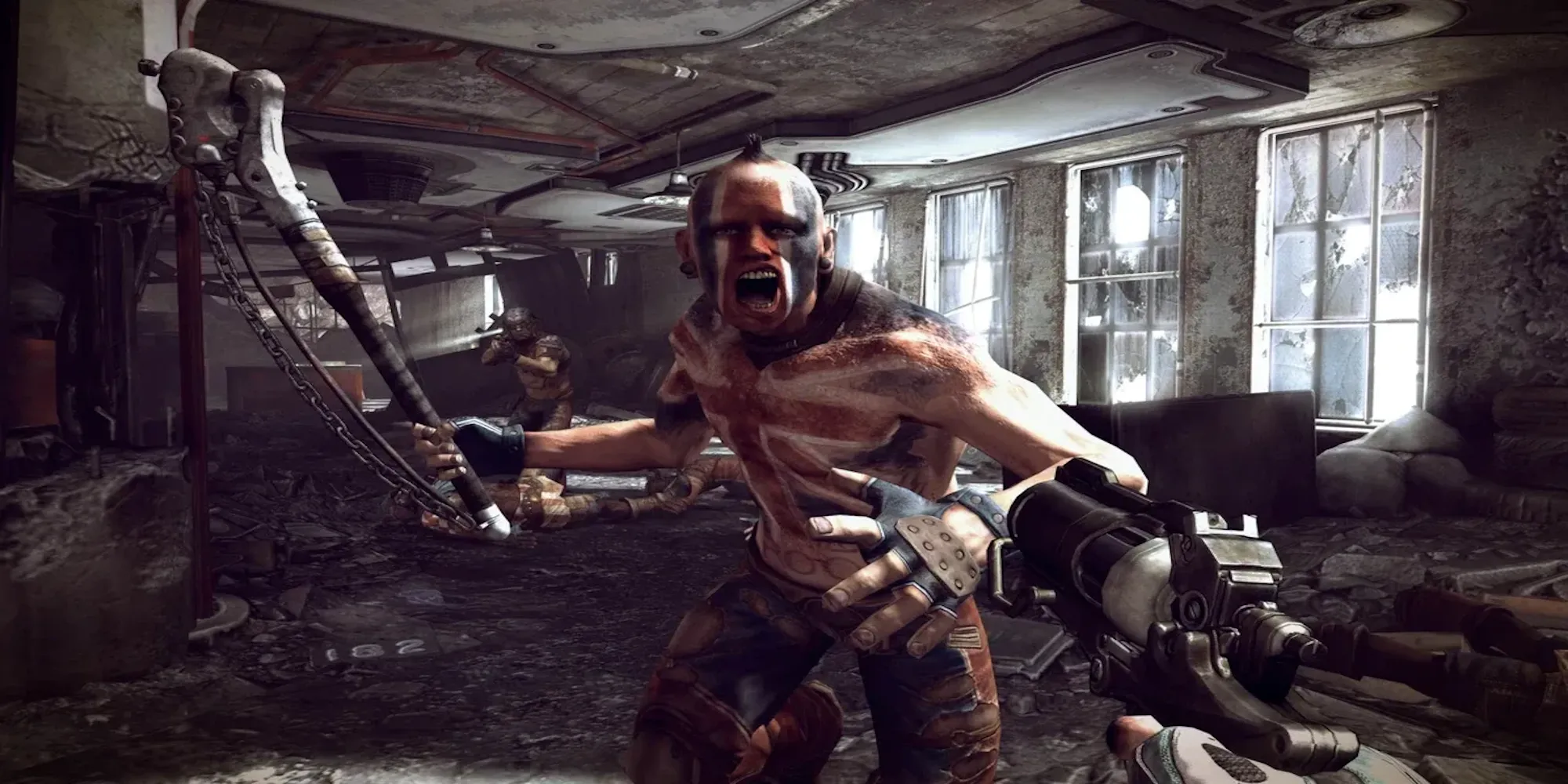 Thế giới hậu tận thế rộng lớn trong game bắn súng RAGE trên PS3 của id Software