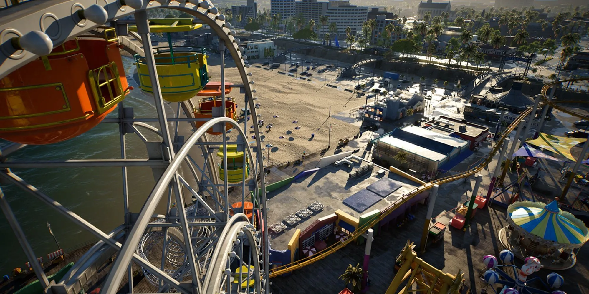 Toàn cảnh bến tàu Santa Monica được tái hiện trong InZOI