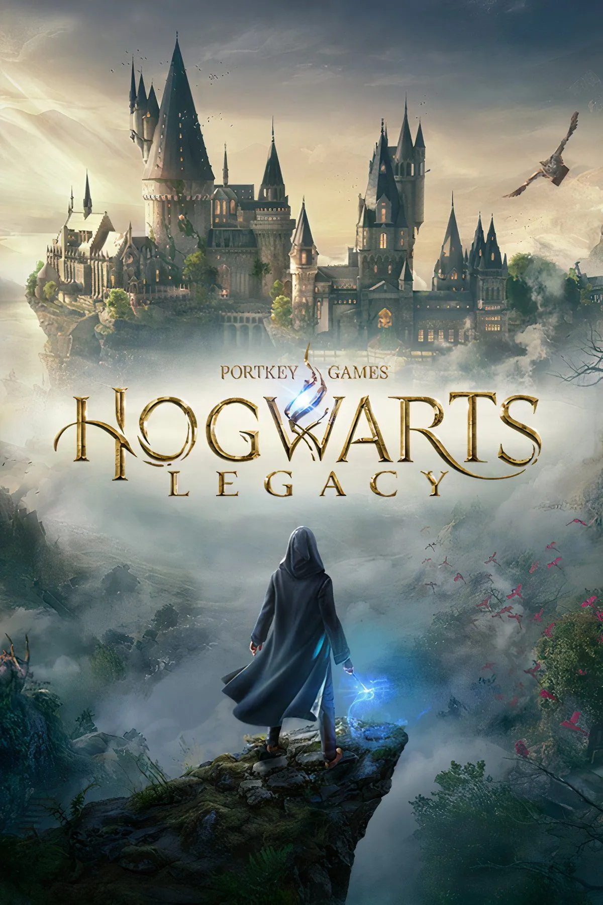 Tổng hợp hình ảnh quảng bá cho game Hogwarts Legacy, nhấn mạnh sự tập trung của Warner Bros vào thương hiệu này