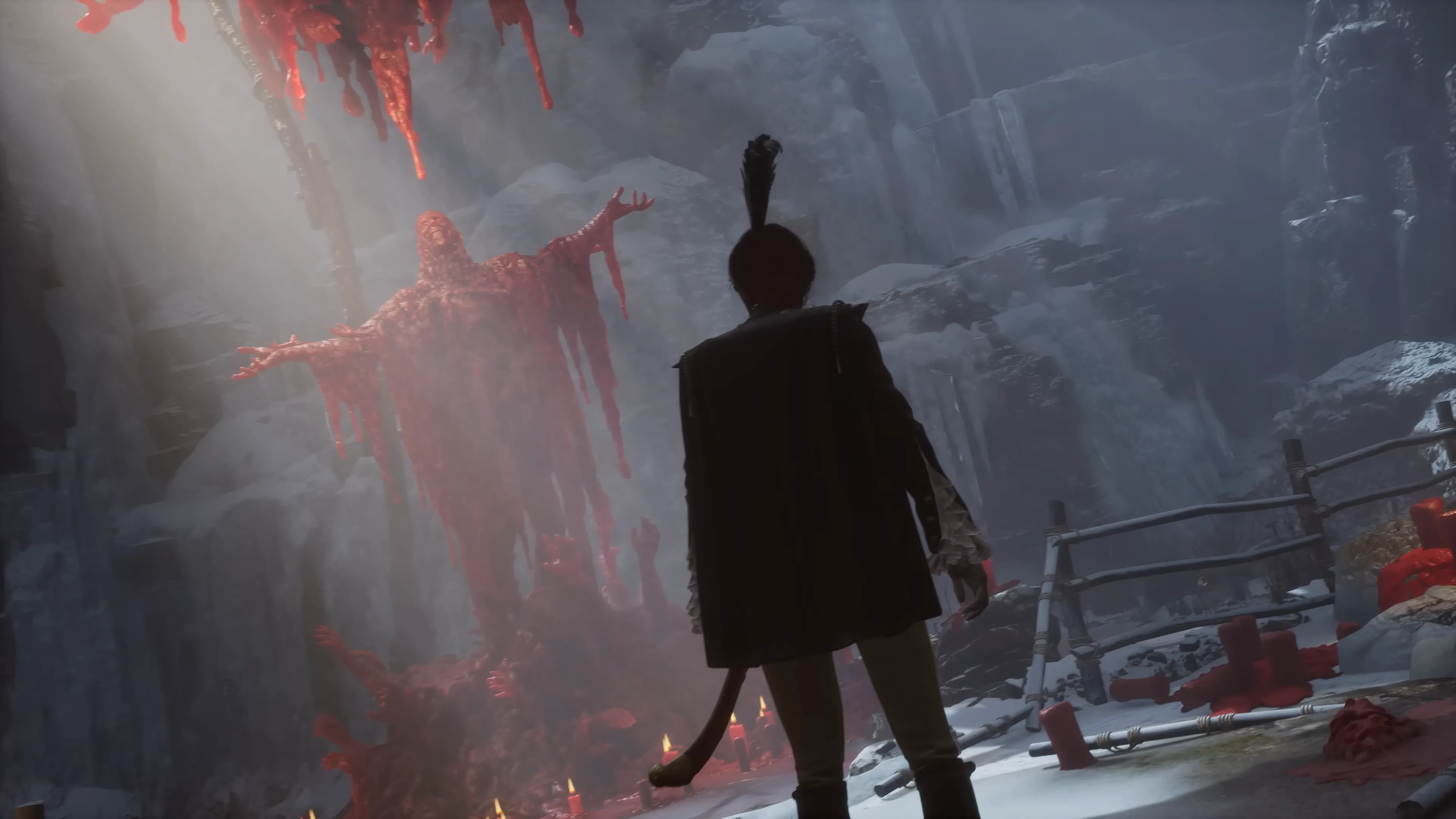 Trailer cốt truyện DLC Lies of P Overture với hình ảnh P đứng giữa khung cảnh u ám