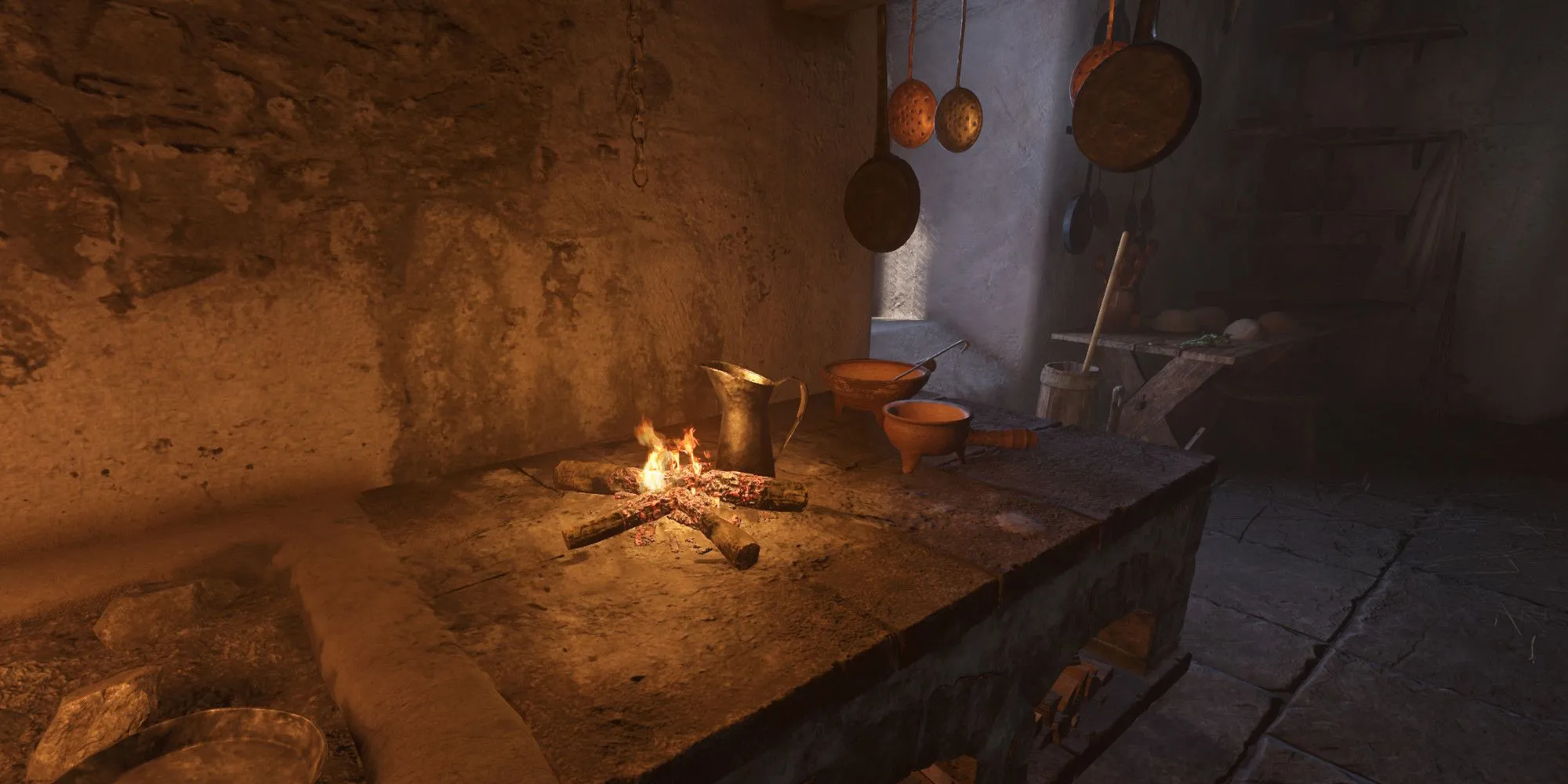Vị trí lò sưởi đầu tiên ở khu Crone trong nhiệm vụ Demons of Trosky, Kingdom Come Deliverance 2