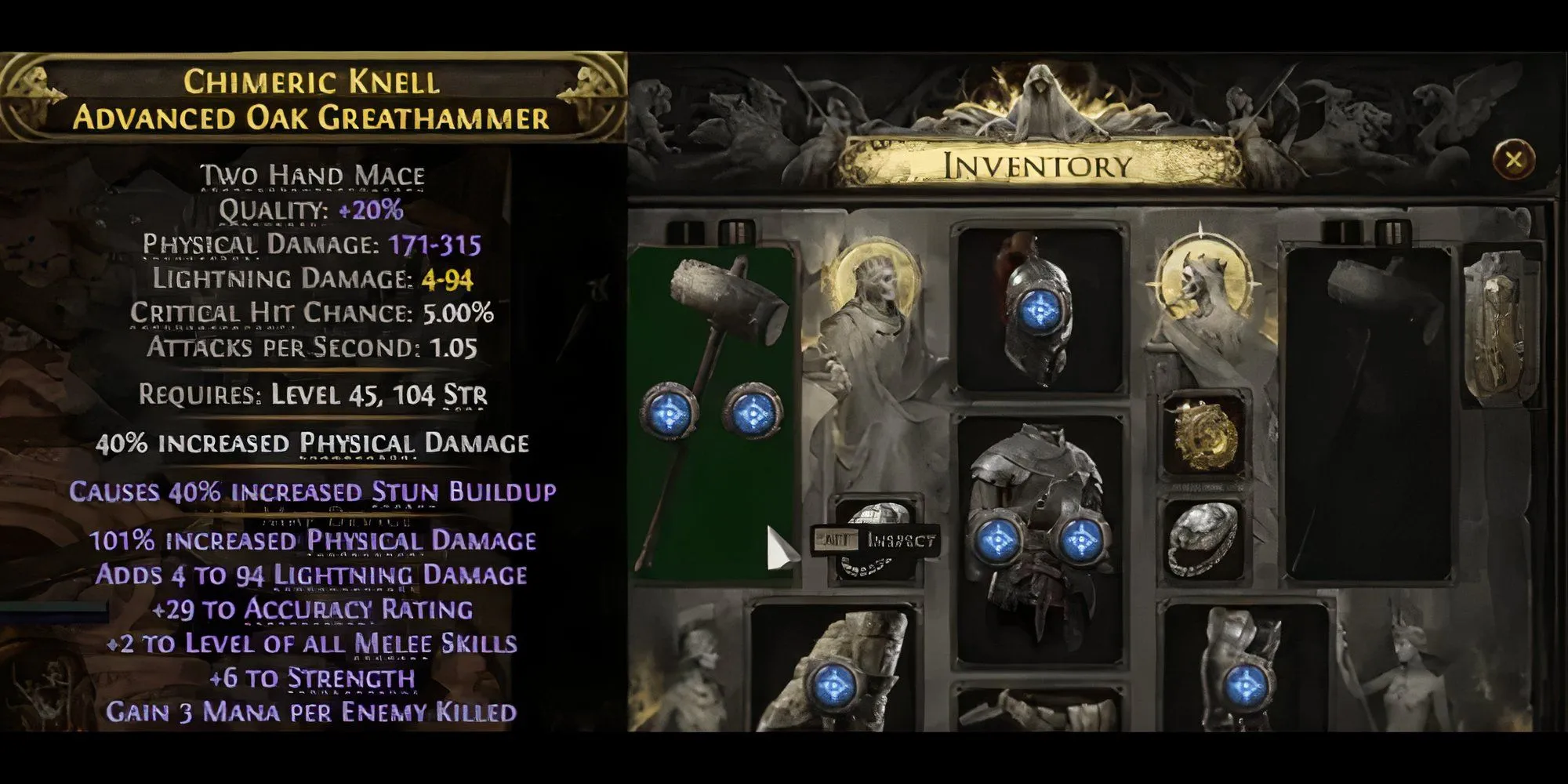 Warrior Armor recommendations for early Path of Exile 2 game build