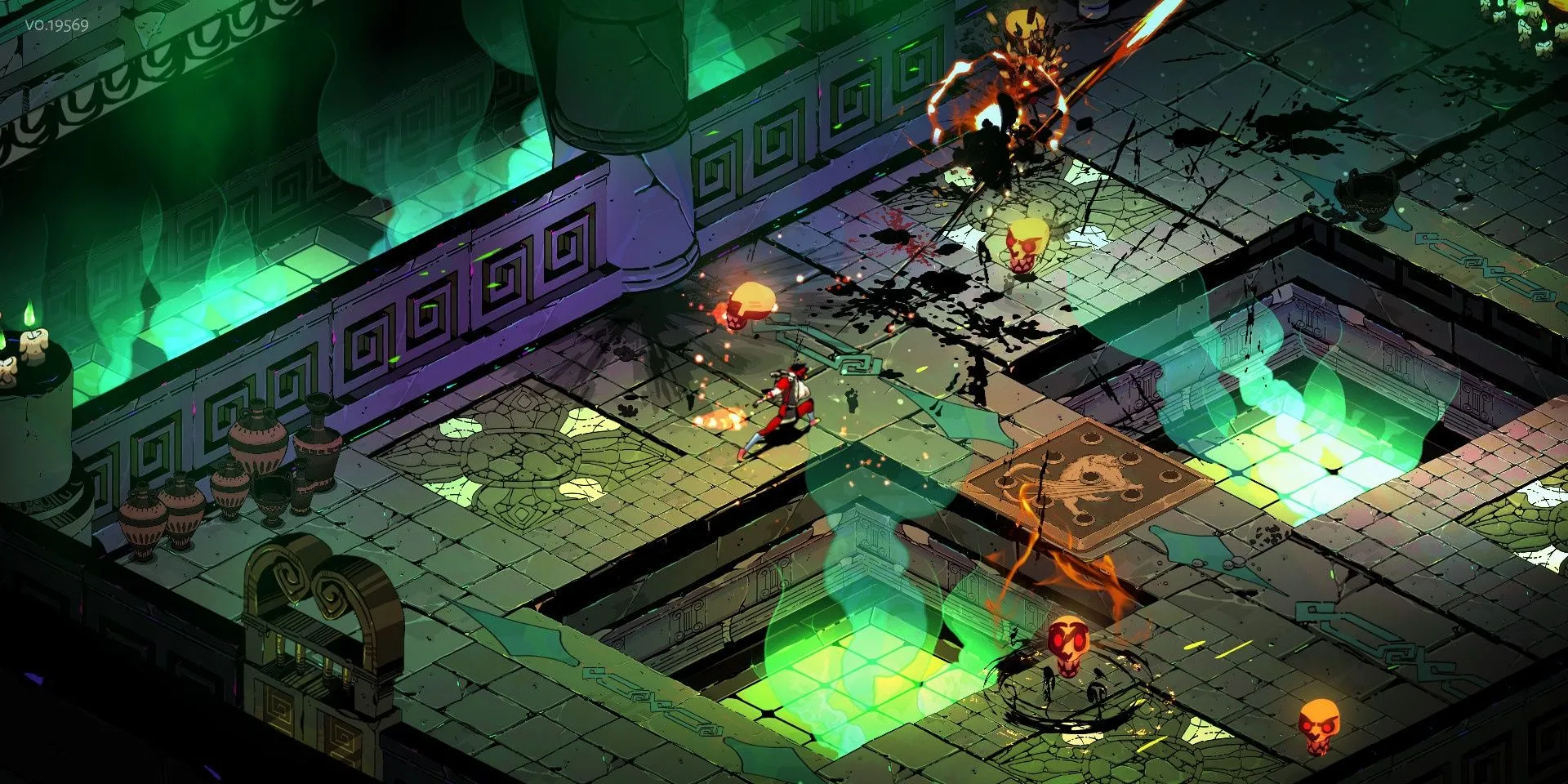 Zagreus ném ngọn giáo của mình trong Hades