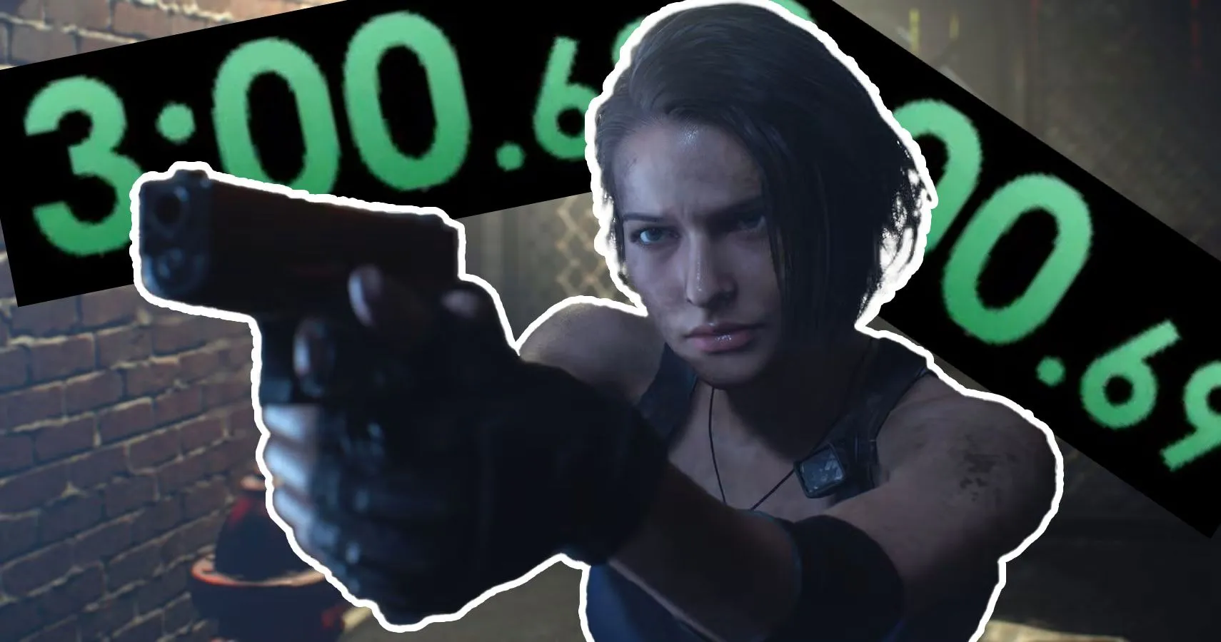 Cảnh trong Resident Evil 3, thể hiện sự hỗn loạn ở Raccoon City