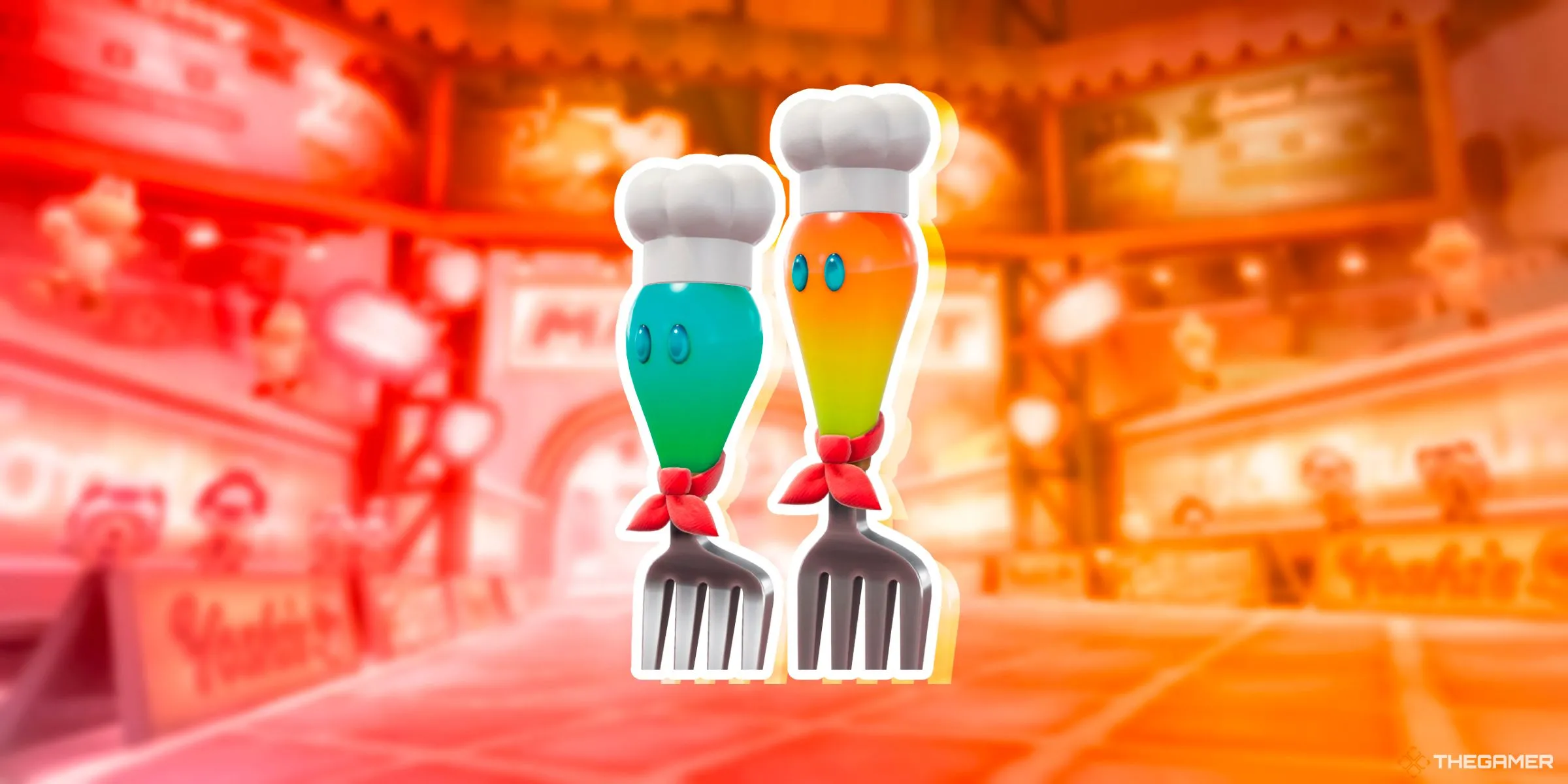 Hai Volbonan trên đường đua Sky-High Sundae trong Mario Kart World