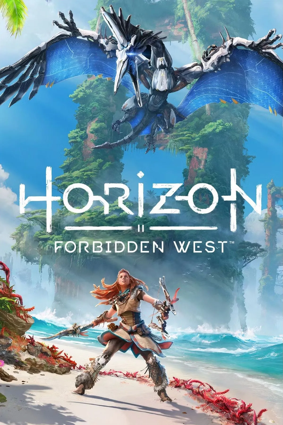 Aloy đứng giữa vùng đất hoang dã kỳ vĩ trong Horizon Forbidden West
