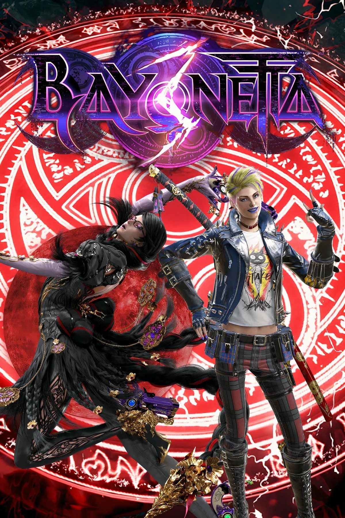 Ảnh bìa chính thức của game Bayonetta 3 trên Nintendo Switch.