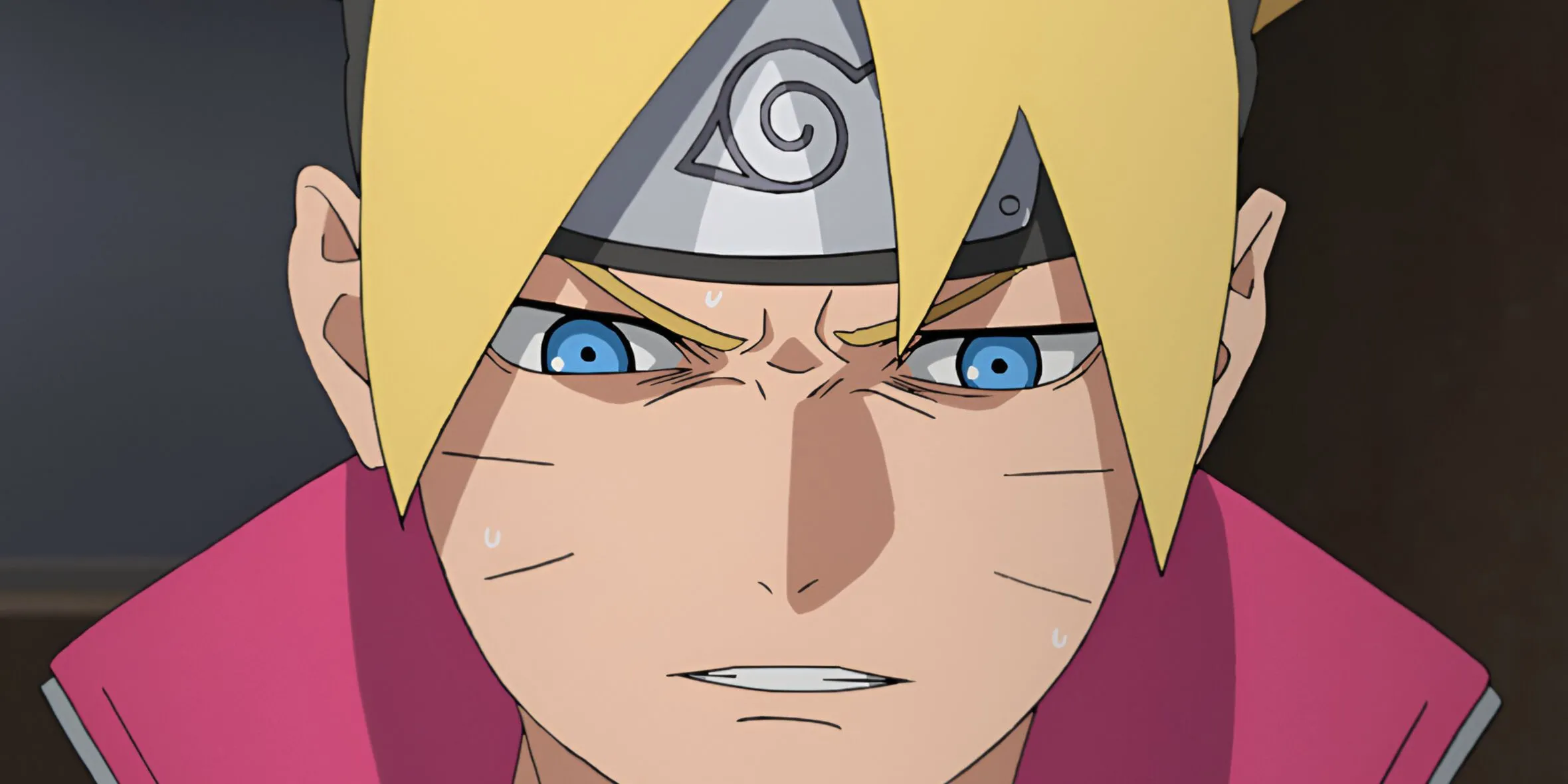Boruto với biểu cảm lo lắng, chuẩn bị cho tương lai đầy thử thách