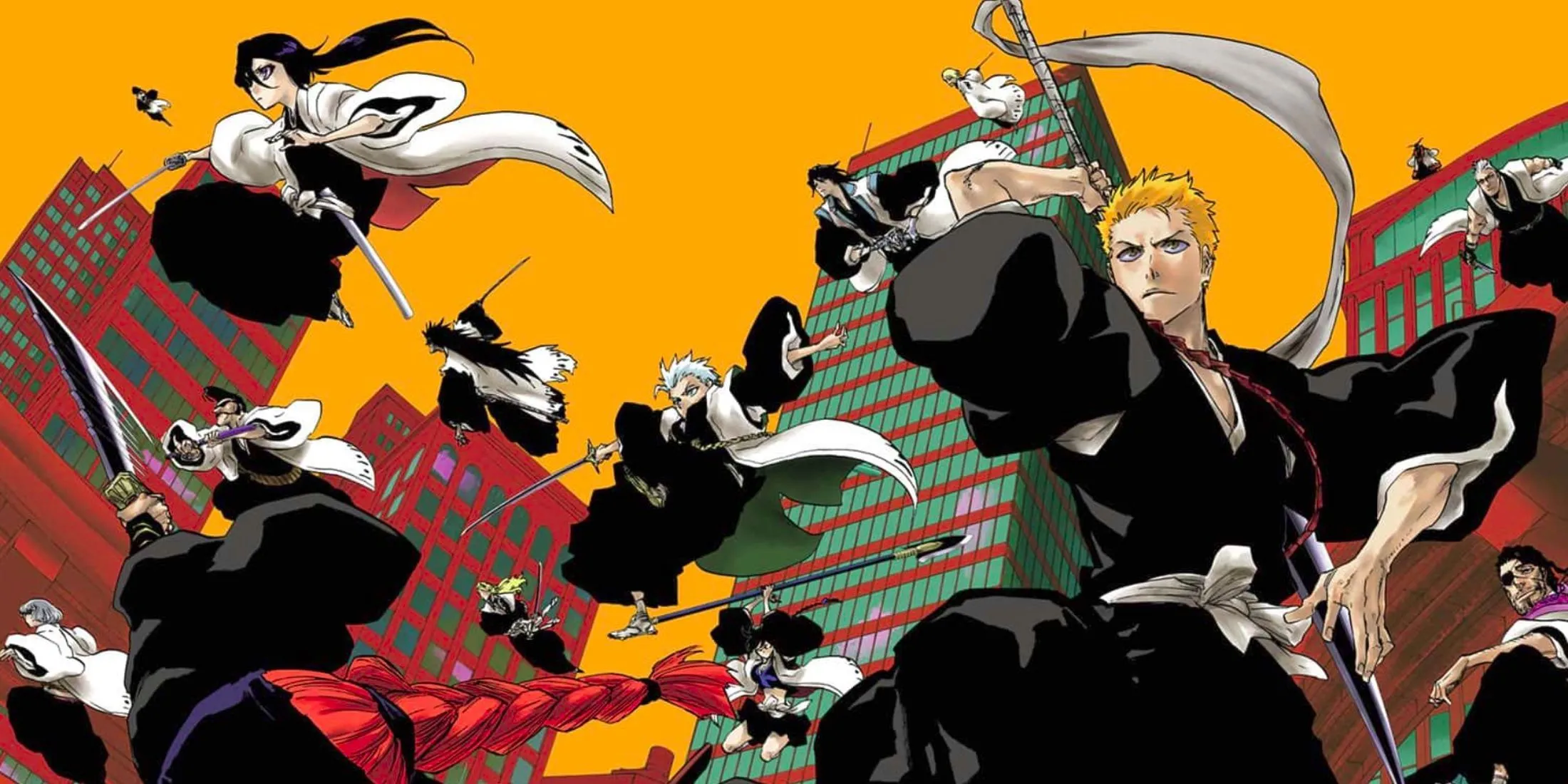 Các nhân vật chủ chốt của Bleach như Ichigo Kurosaki đang sẵn sàng cho cuộc phiêu lưu mới