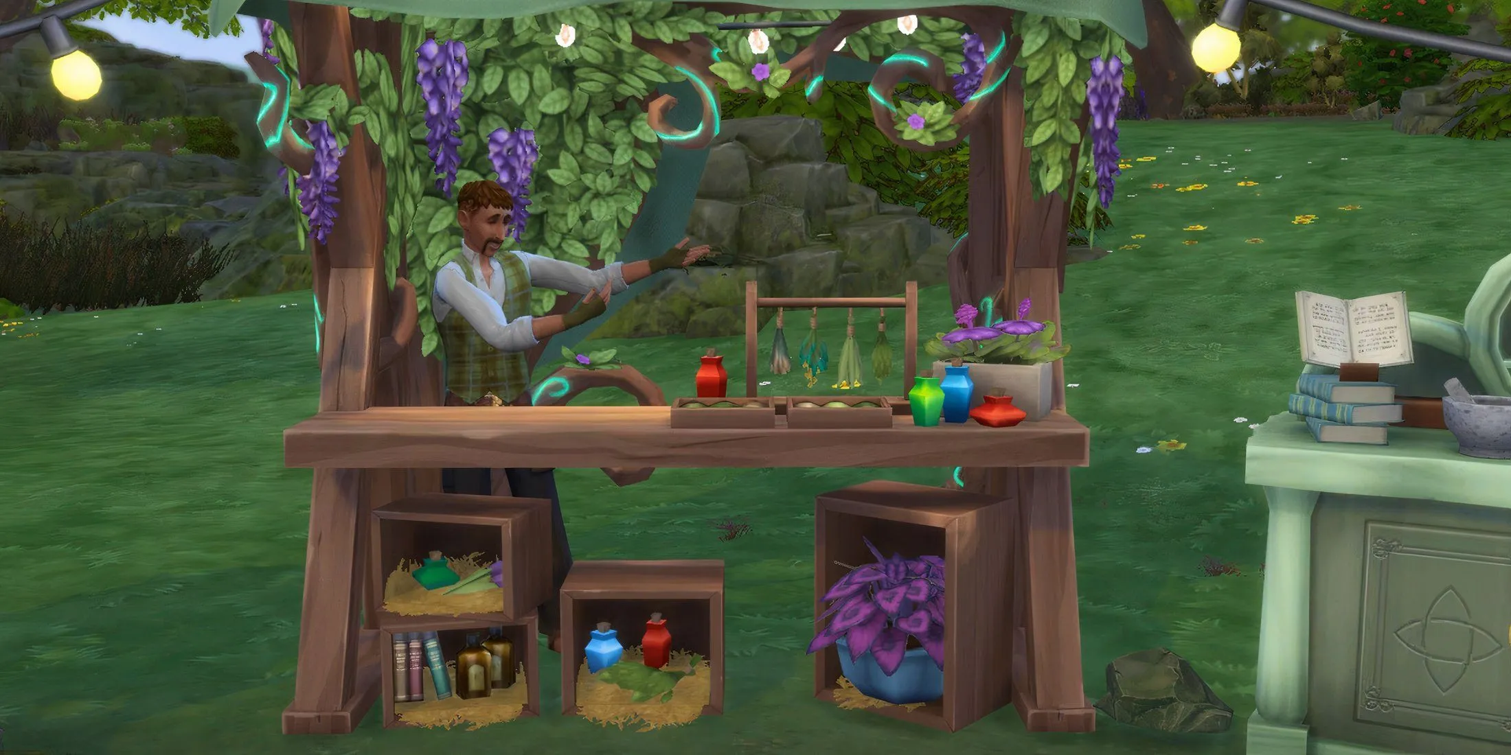 Cây Lightning Root trong The Sims 4 đang phát triển mạnh mẽ ở Everdew