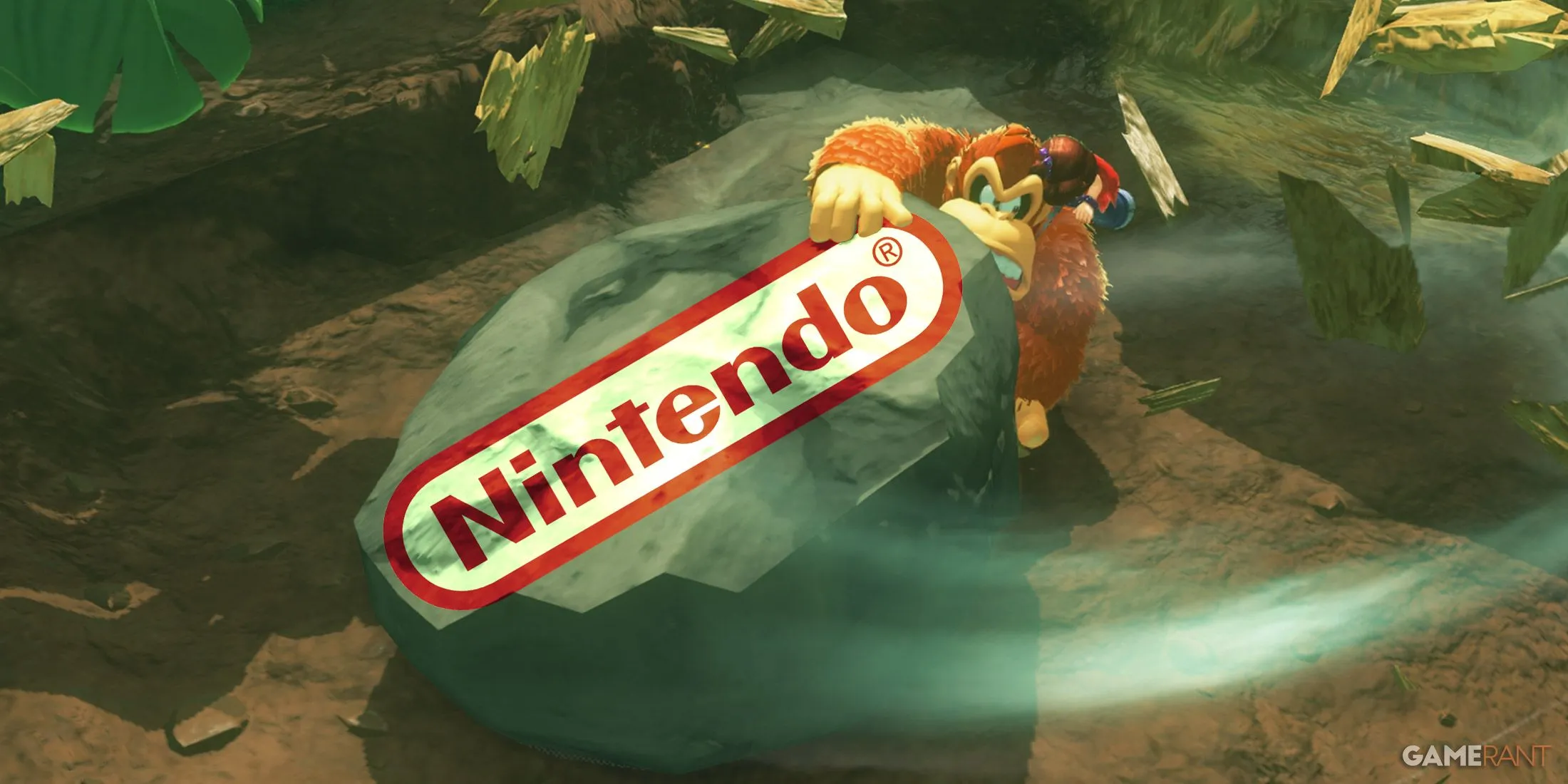 Donkey Kong với ánh nhìn quyết đoán, thể hiện chiến lược phát triển hiện đại của Nintendo qua tựa game Bananza