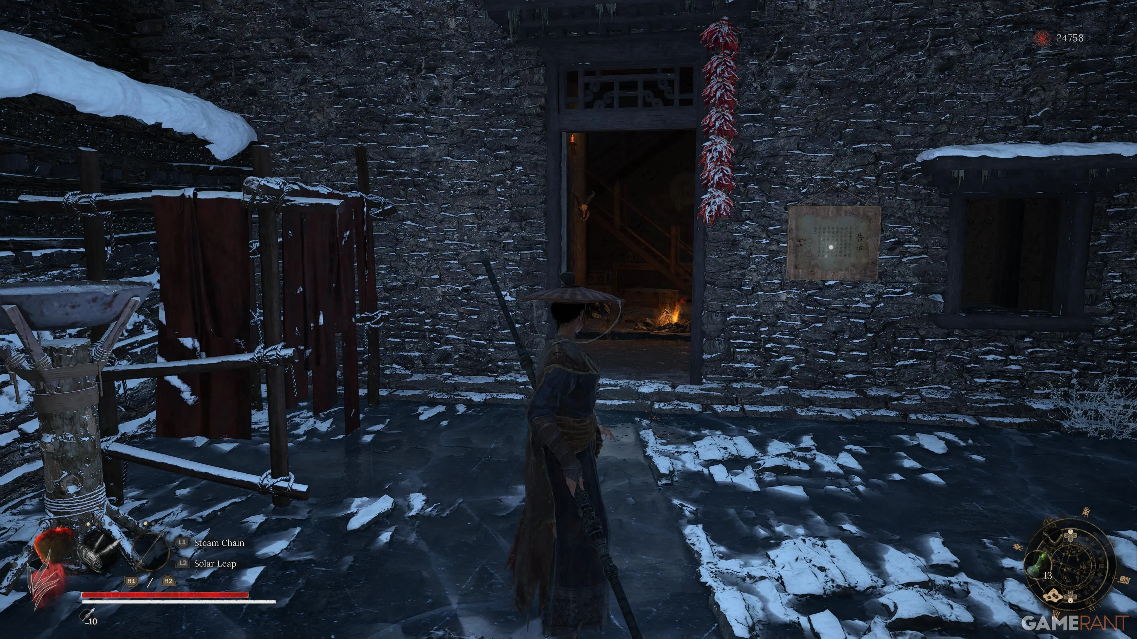 Đường đi đến chỗ Cô Chủ Đêm Tối Huang Yan tại Snowfall Palace trong Wuchang Fallen Feathers