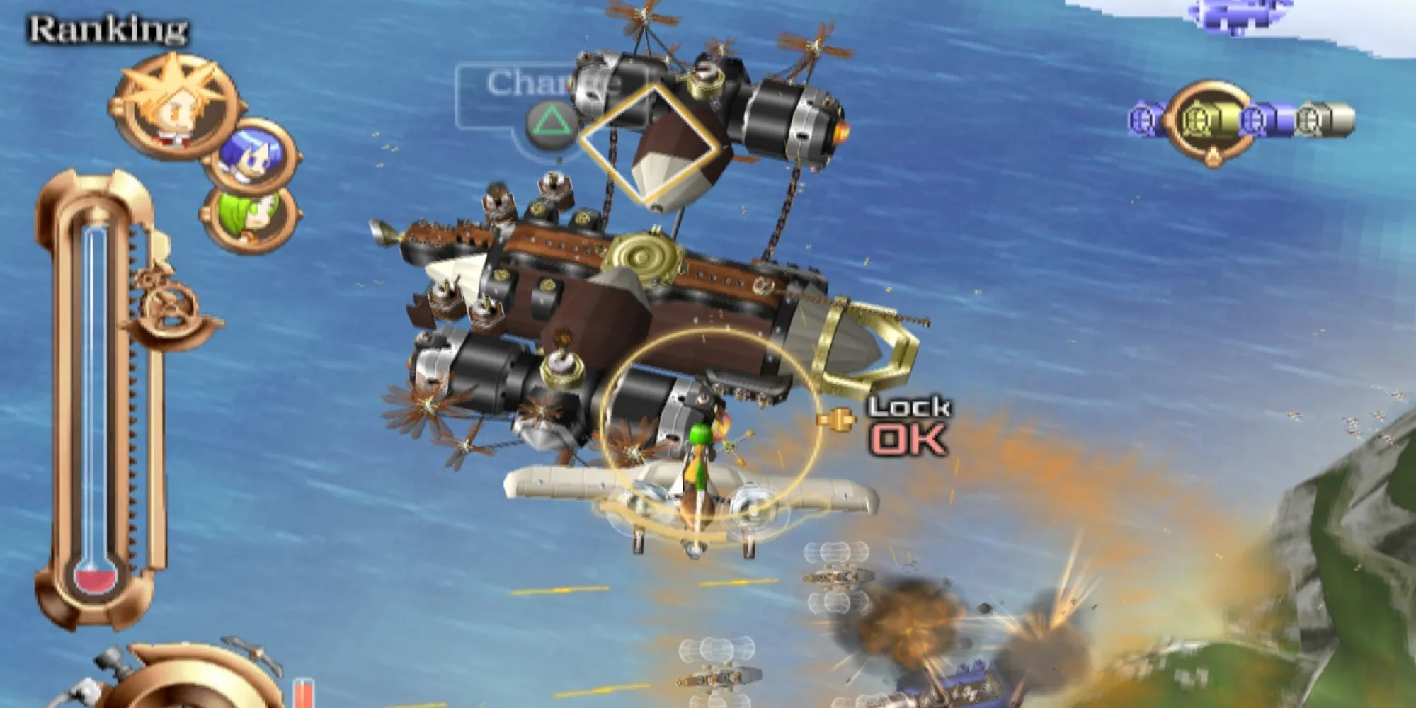Game mô phỏng bay arcade với phong cách steampunk Skygunner