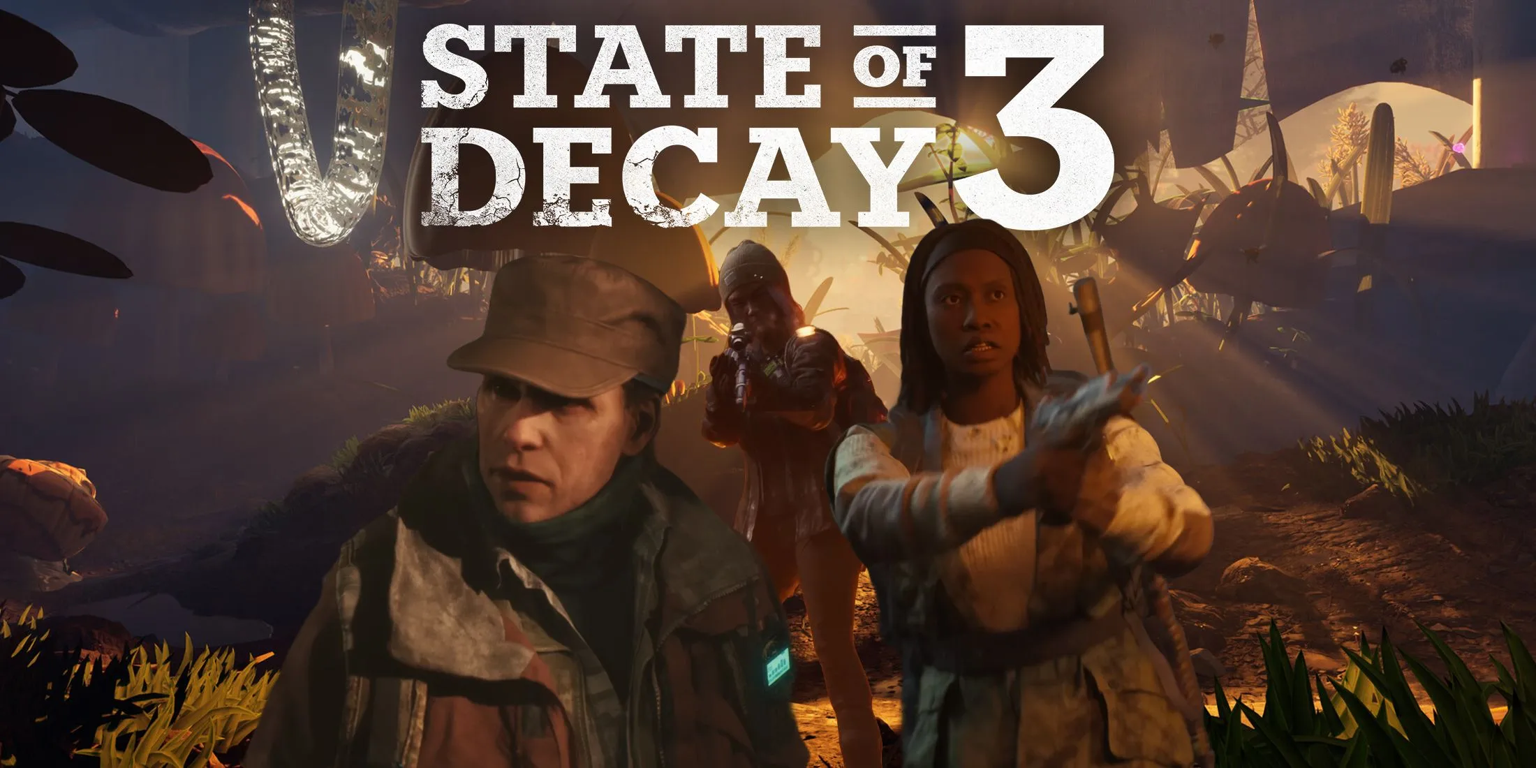 Game thủ sinh tồn trong State of Decay 3, thể hiện cơ chế multiplayer được thử nghiệm từ Grounded 2 trên Xbox Game Pass