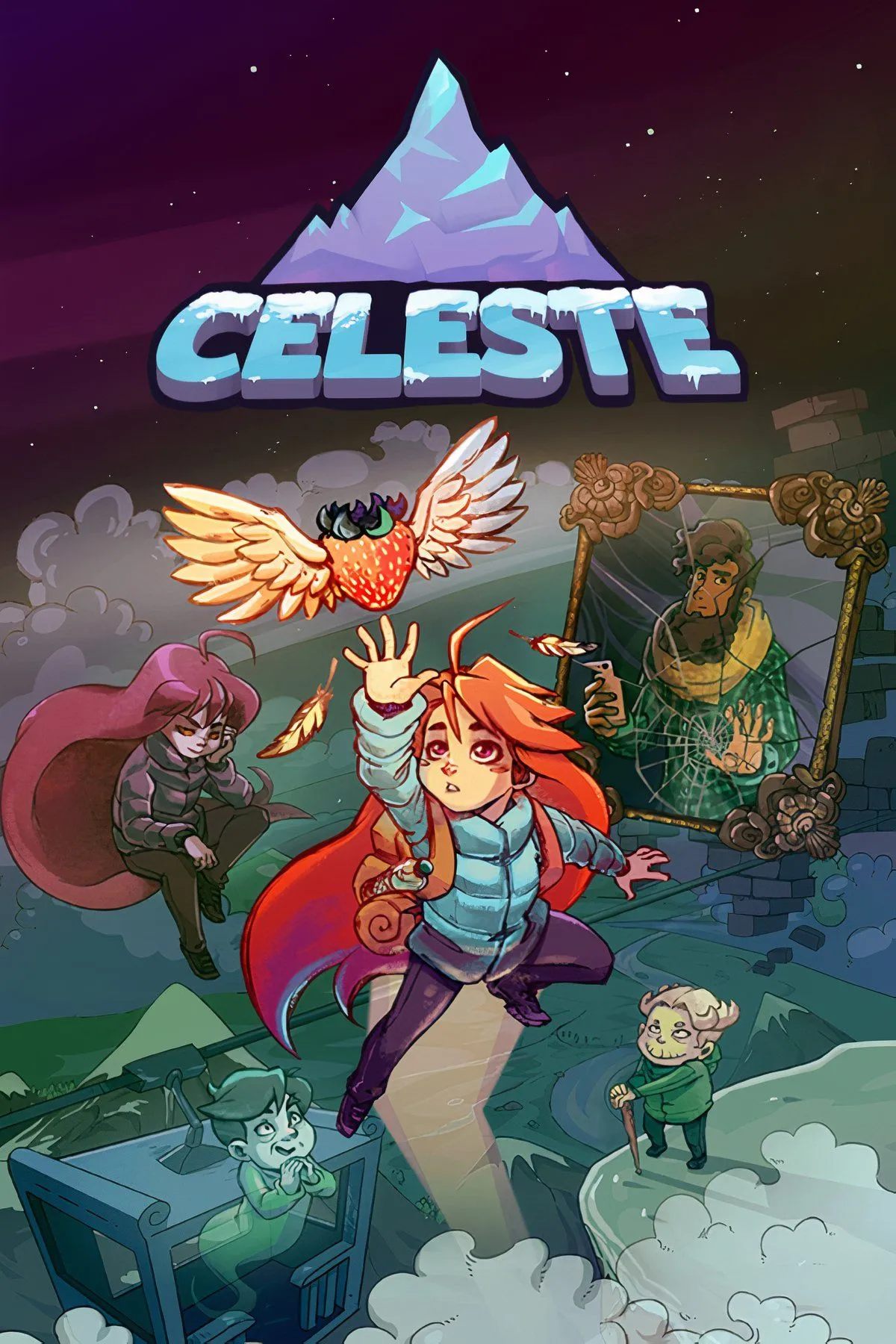 Hình ảnh bìa của Celeste, game platformer indie với cốt truyện sâu sắc
