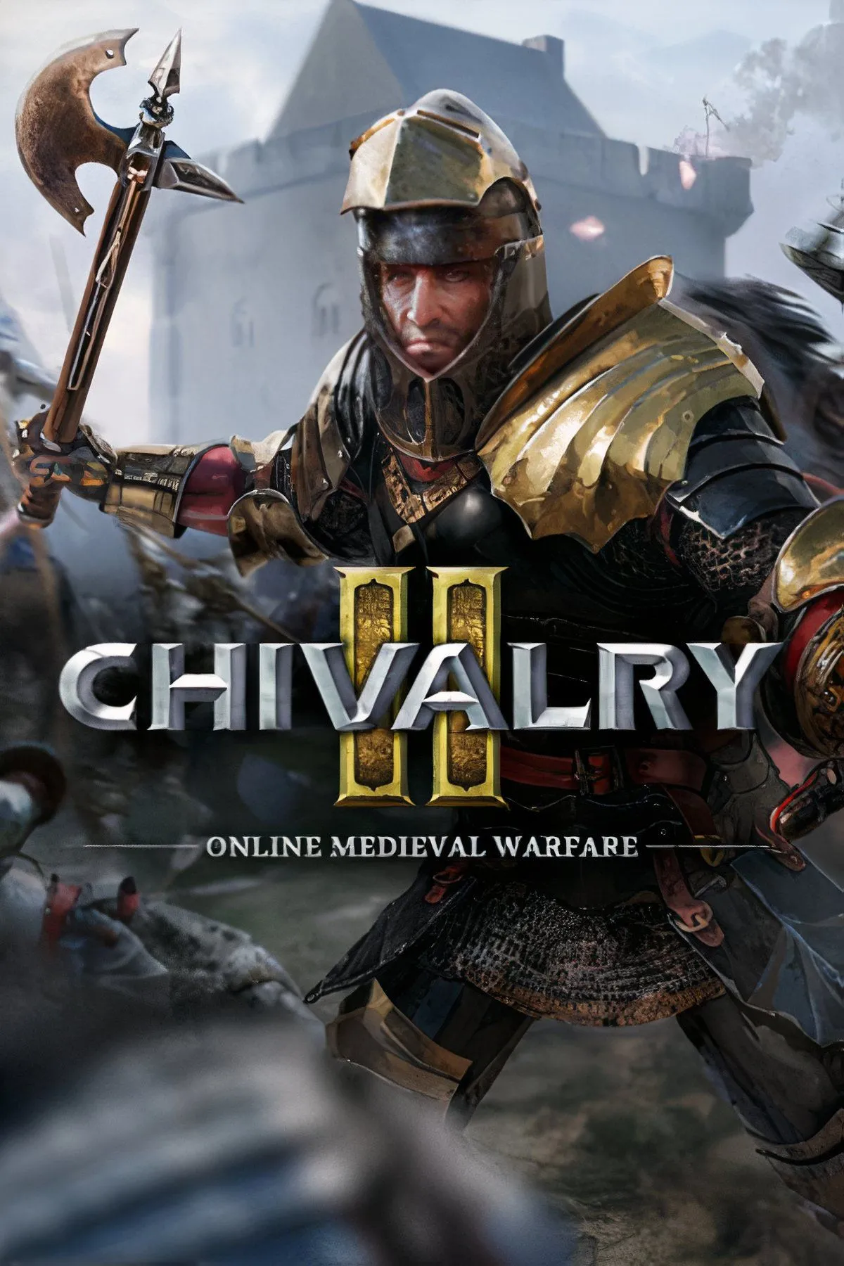 Hình ảnh bìa của Chivalry 2, game chiến tranh trung cổ với quy mô lớn