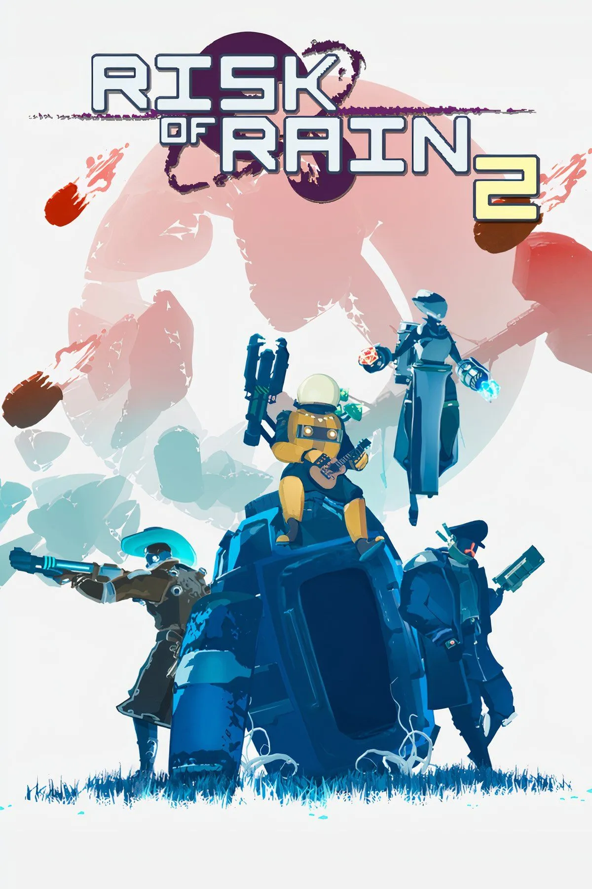 Hình ảnh bìa của Risk of Rain 2, game roguelike bắn súng đầy thử thách