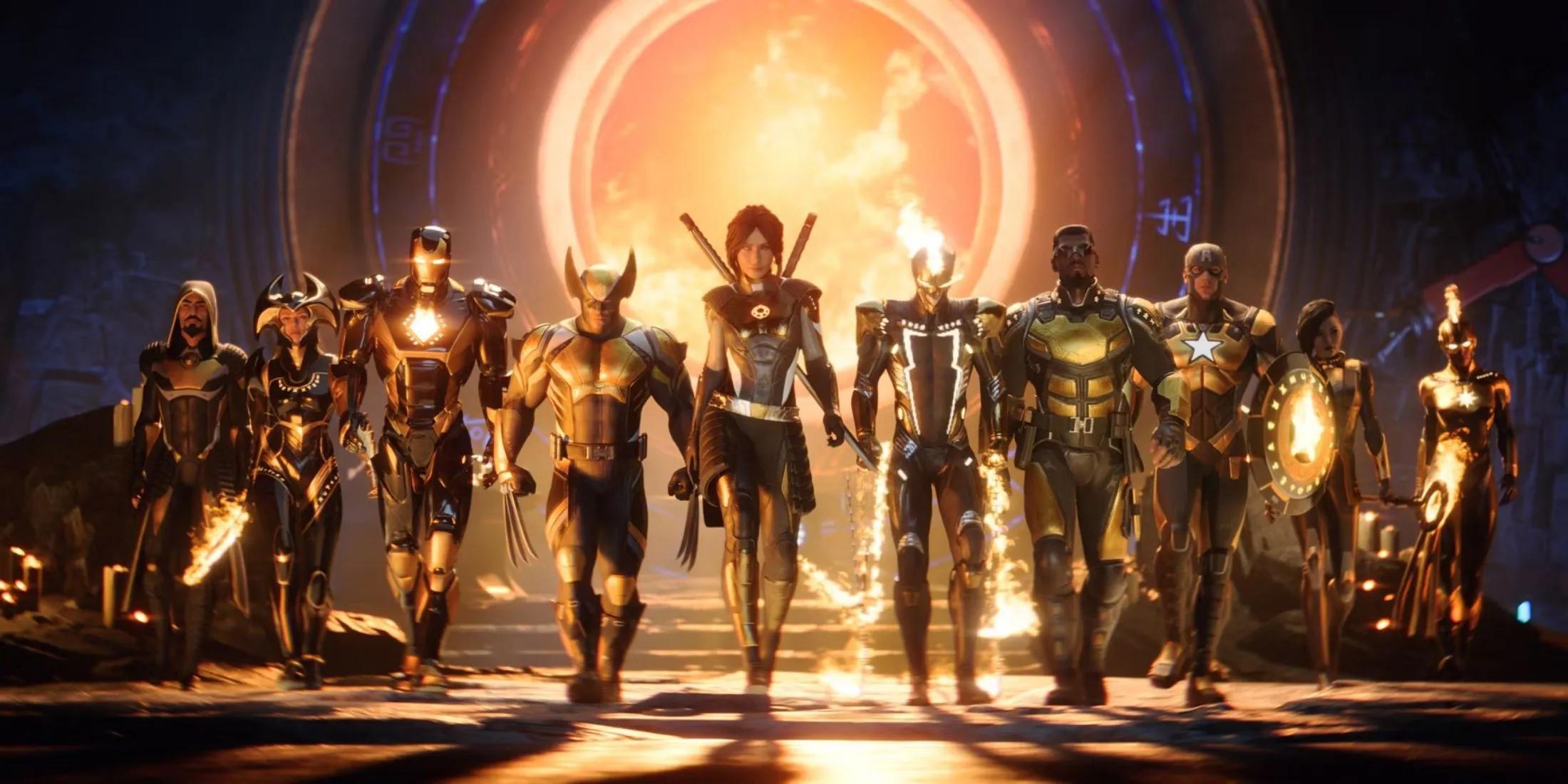 Hình ảnh các nhân vật trong game Marvel's Midnight Suns miễn phí trên Prime Gaming