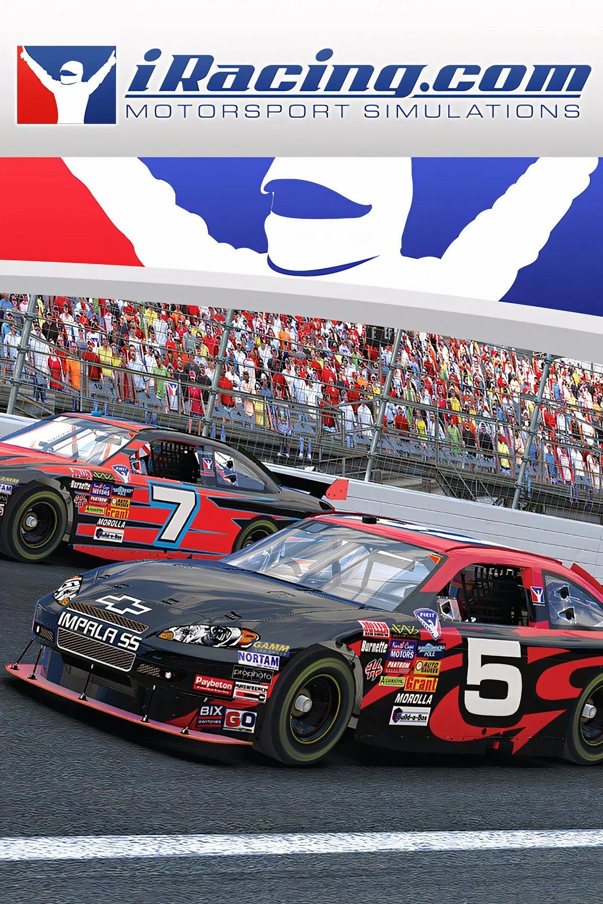 Hình ảnh đại diện iRacing, nhà phát triển đứng sau tựa game NASCAR 25 được mong đợi.