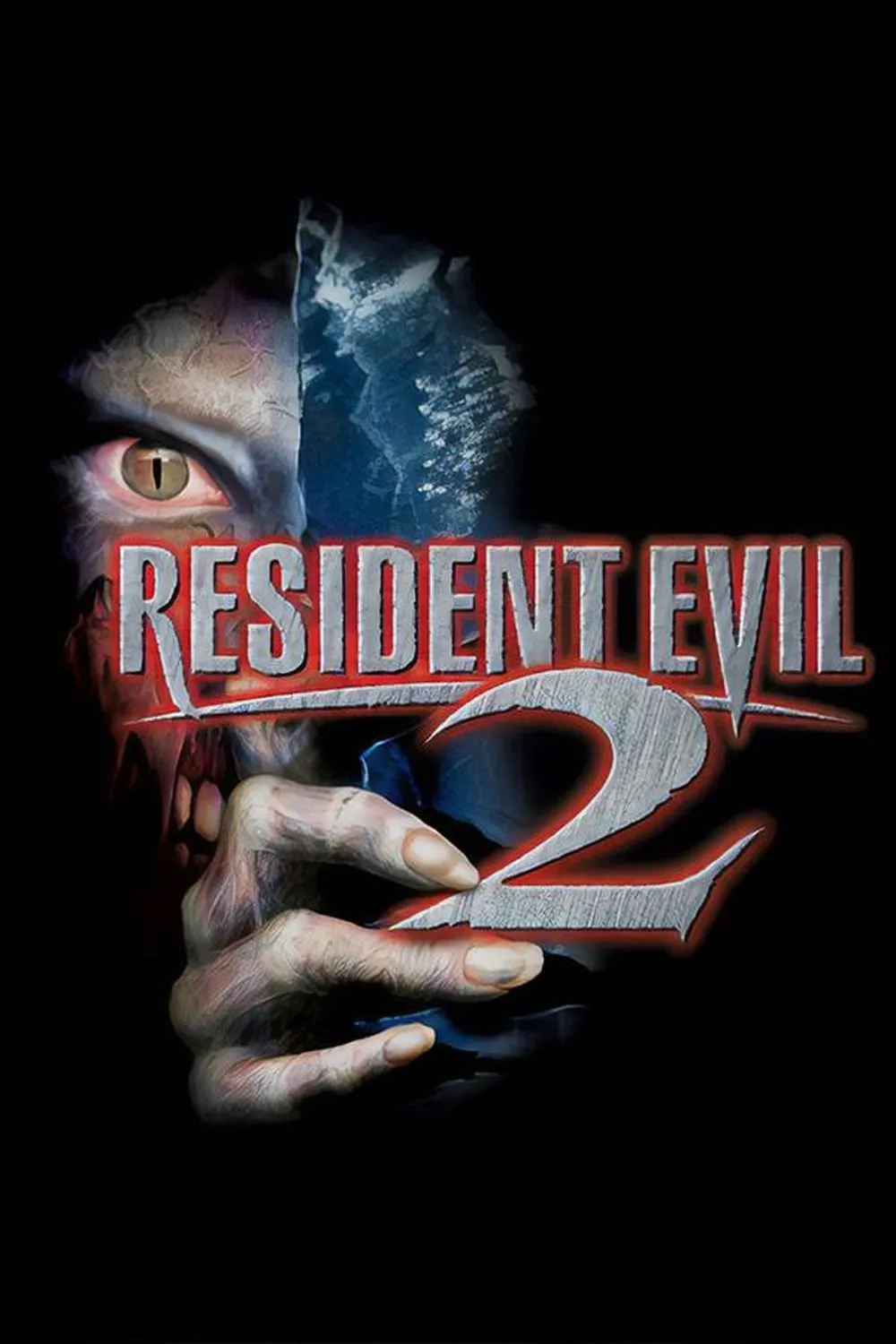 Hình ảnh kinh điển từ Resident Evil 2 (1998) với Leon S. Kennedy đứng giữa khung cảnh hoang tàn của thành phố Raccoon.