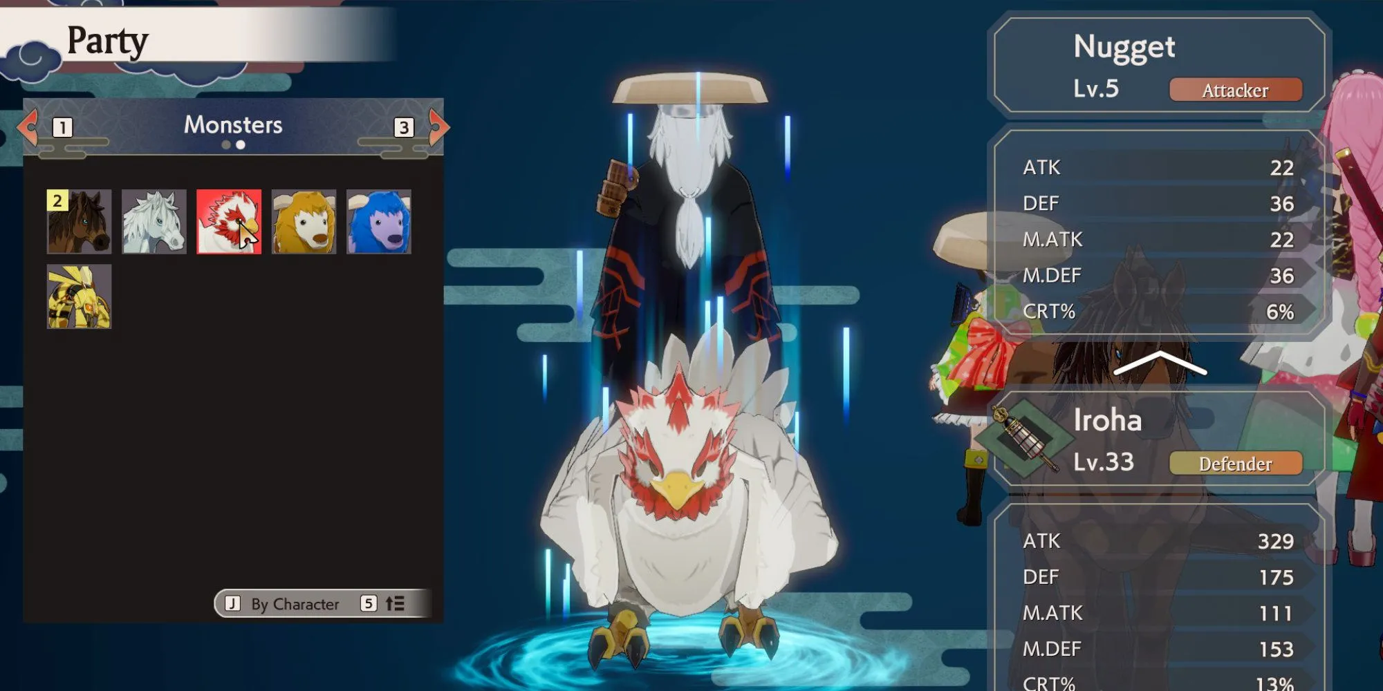 Hình ảnh quái vật Cluckadoo trong thế giới Rune Factory: Guardians of Azuma