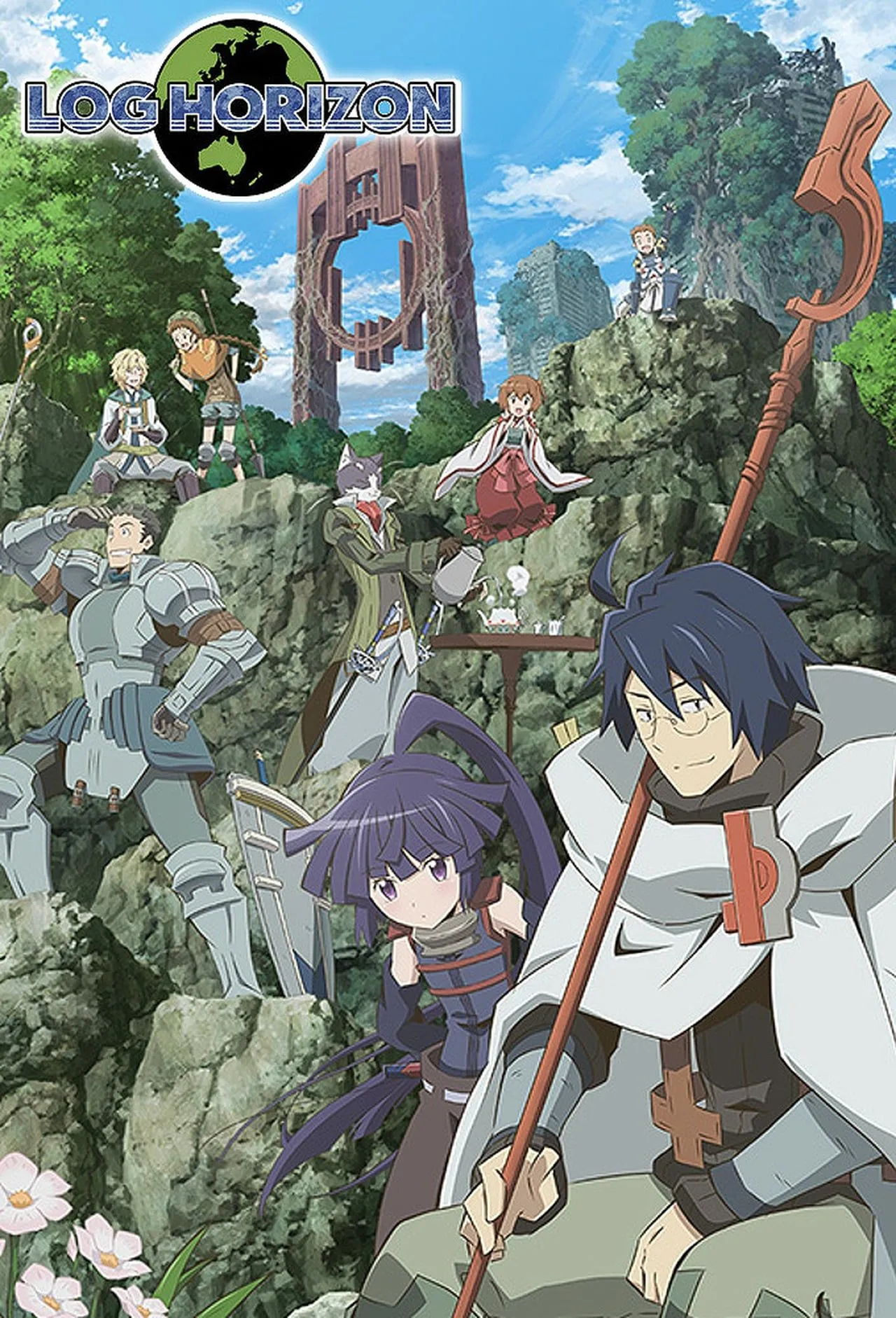 Hội Log Horizon của Shiroe nỗ lực xây dựng lại xã hội trong thế giới Elder Tale