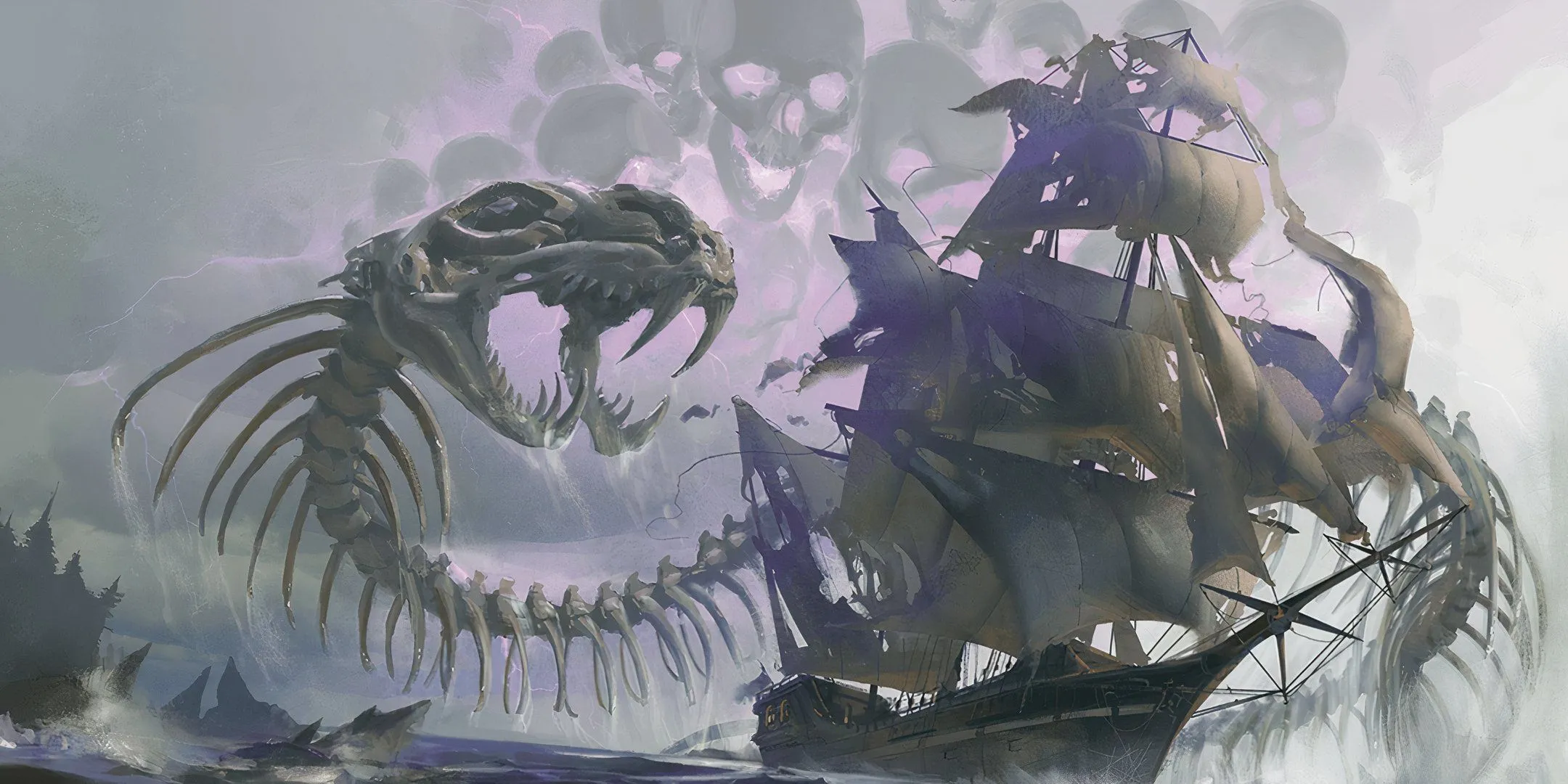 Một con tàu dũng cảm vượt qua cơn bão Eldritch trong D&amp;D, tình huống có thể ảnh hưởng đến điểm máu.