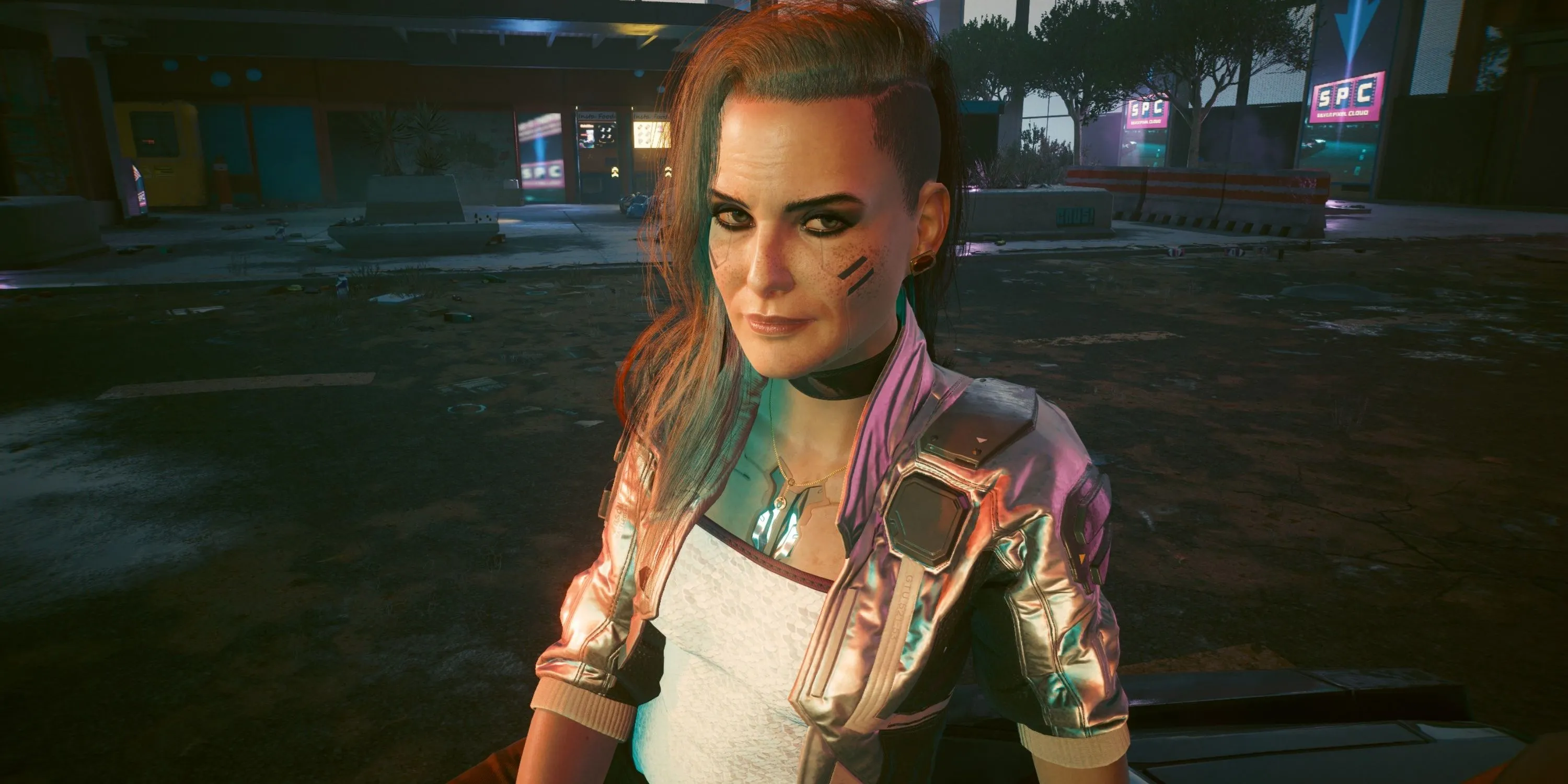 Một khoảnh khắc lãng mạn trong thế giới Cyberpunk 2077