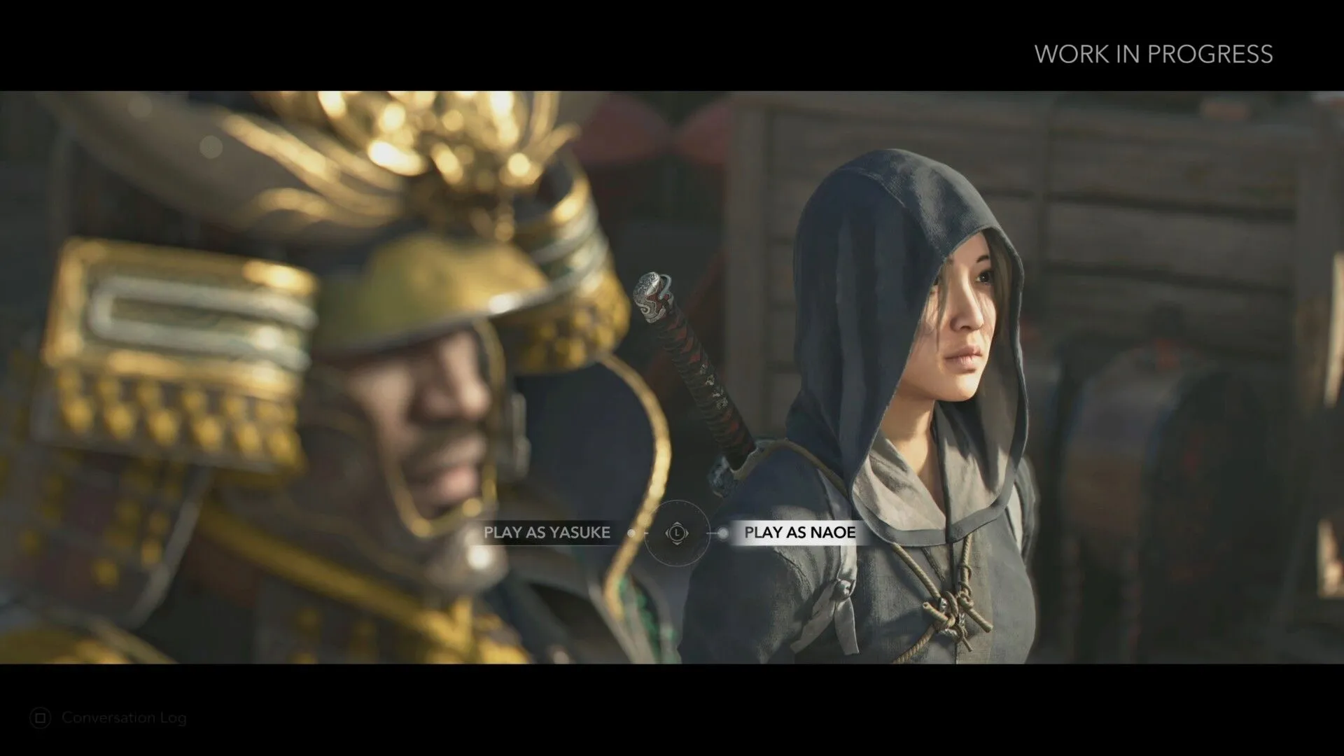 Naoe, nữ ninja nhanh nhẹn, lướt qua mái nhà trong Assassin's Creed Shadows