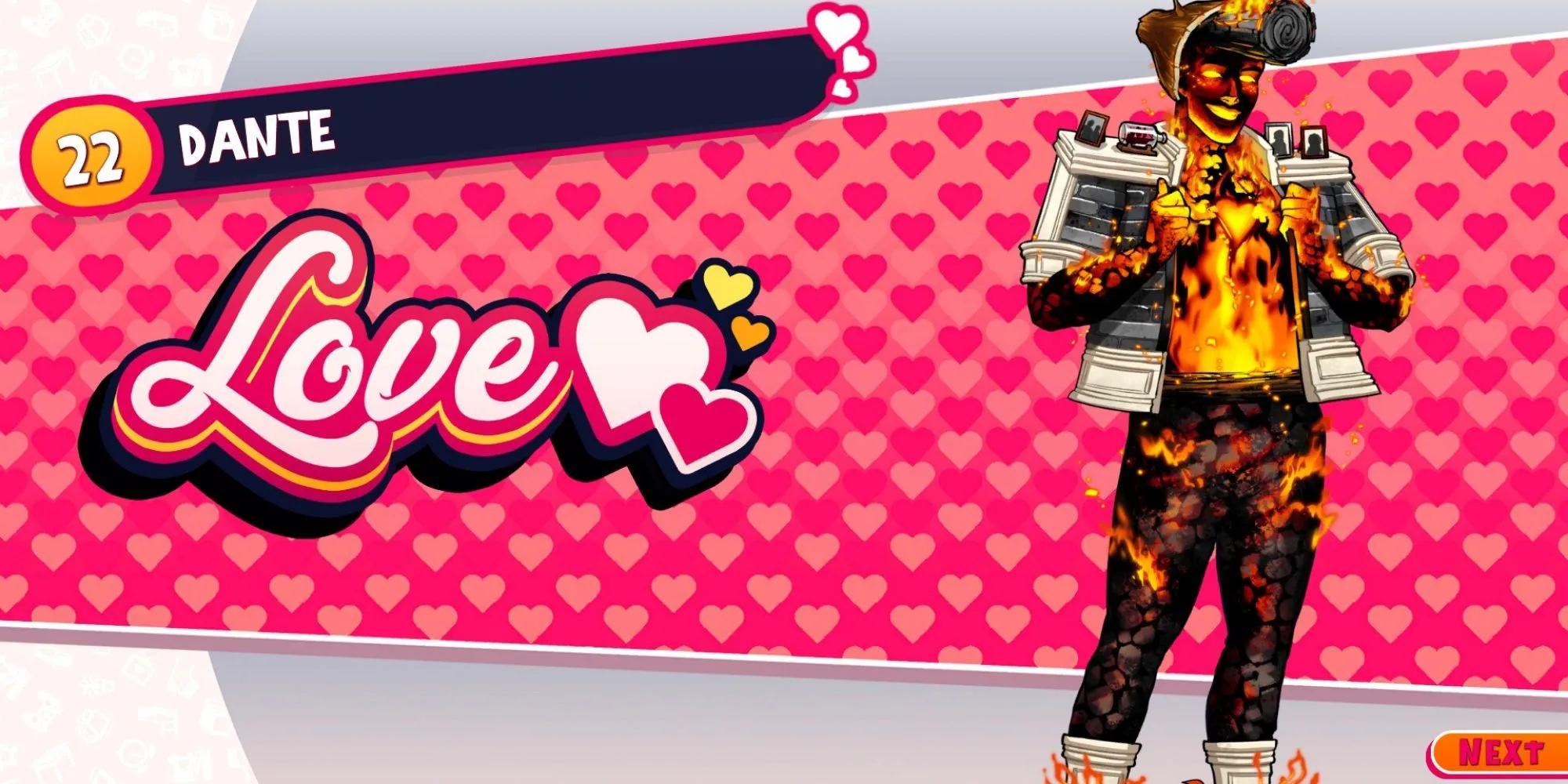 Người chơi tương tác với một vật thể được nhân hóa (Dateable) trong game Date Everything!, hiển thị các lựa chọn đối thoại.