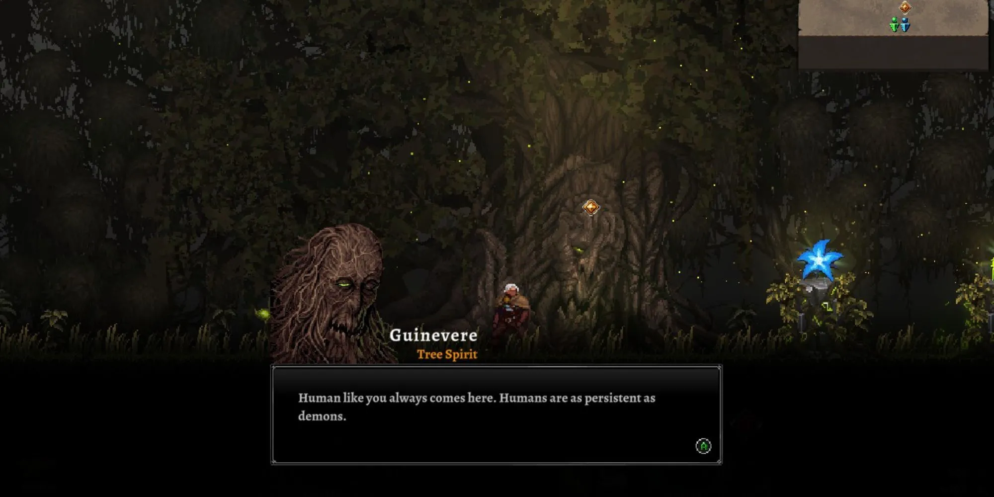 Nhân vật Guinevere Tree Spirit trong thế giới game Dragon Is Dead