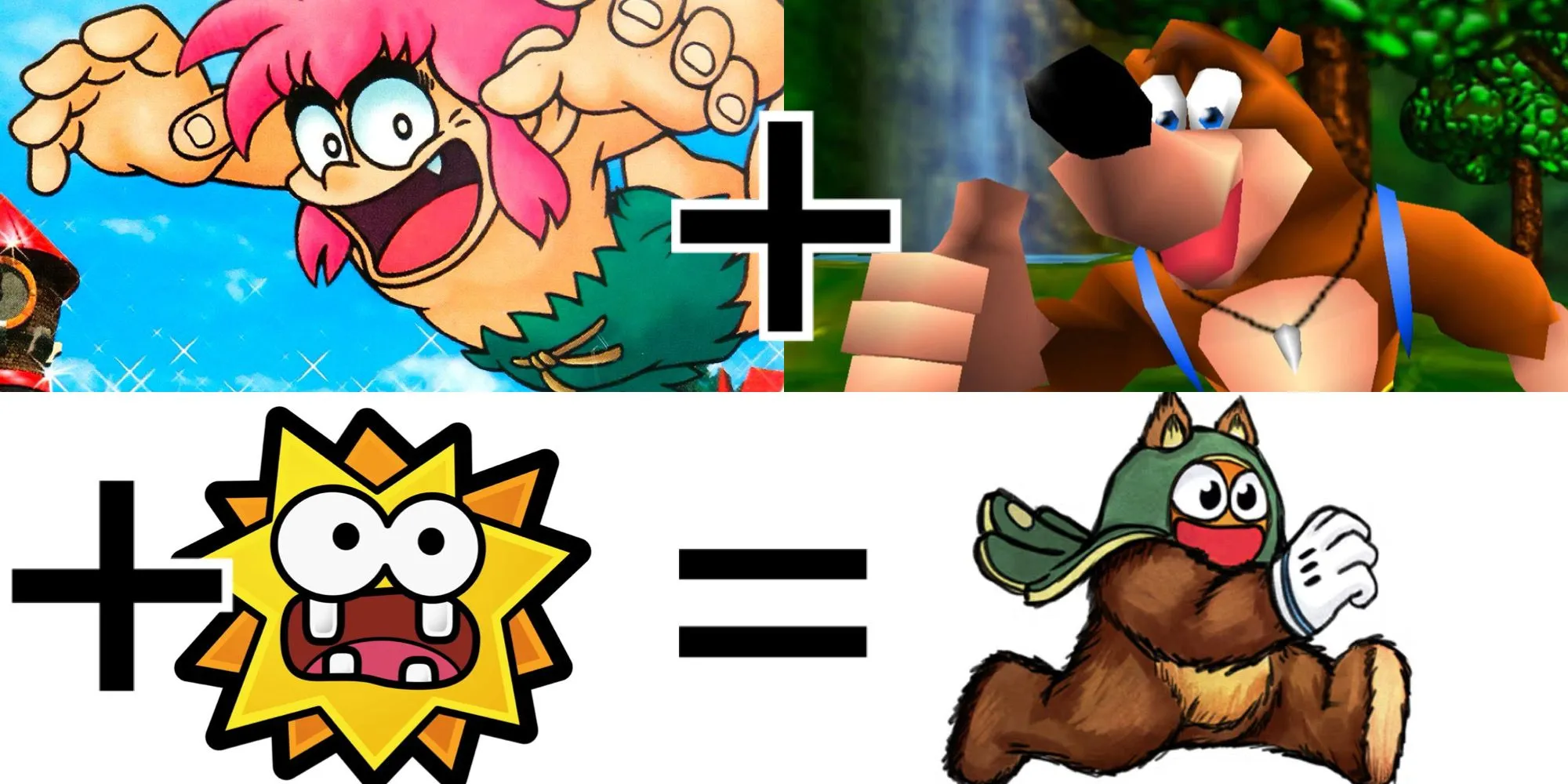 Nhân vật Ruffy và Pip trong game Ruffy and the Riverside platformer 3D