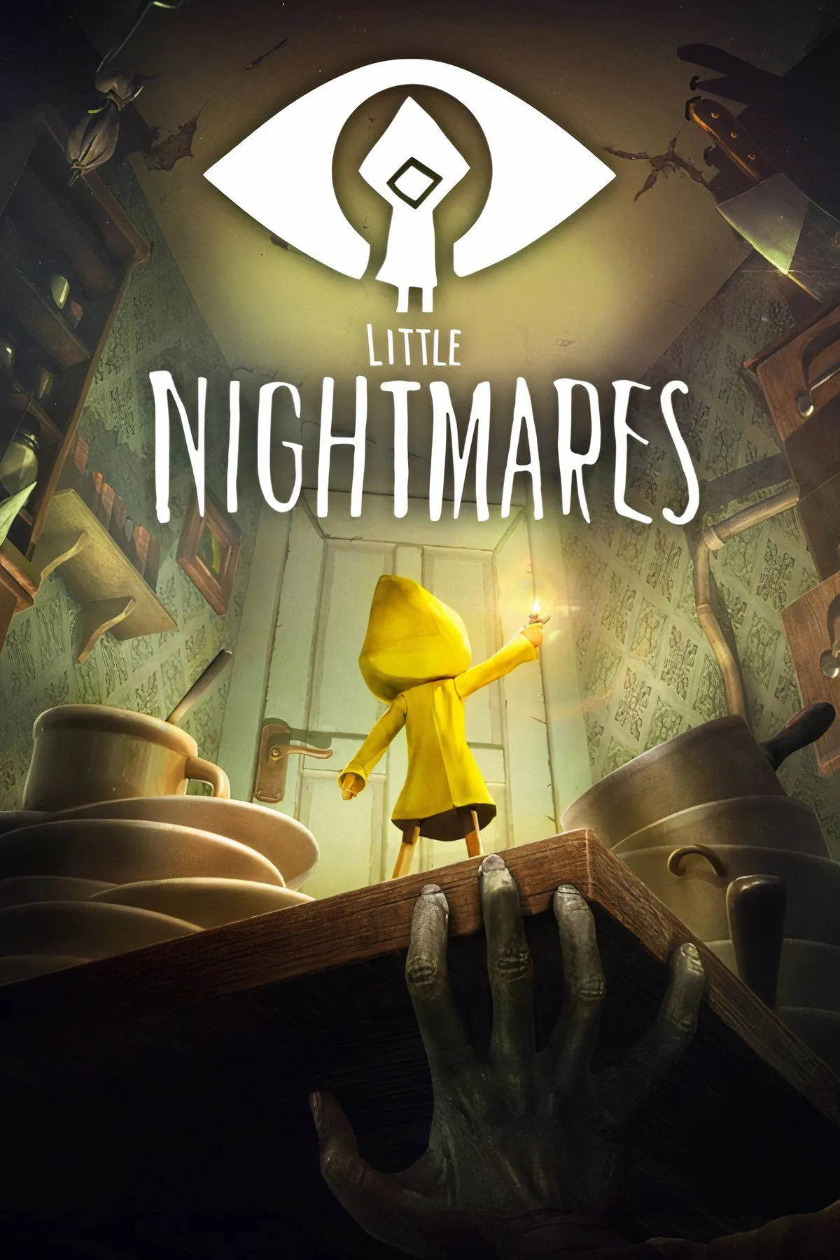 Nhân vật Six bé nhỏ đang cố gắng vượt qua thế giới khổng lồ đầy ám ảnh trong Little Nightmares