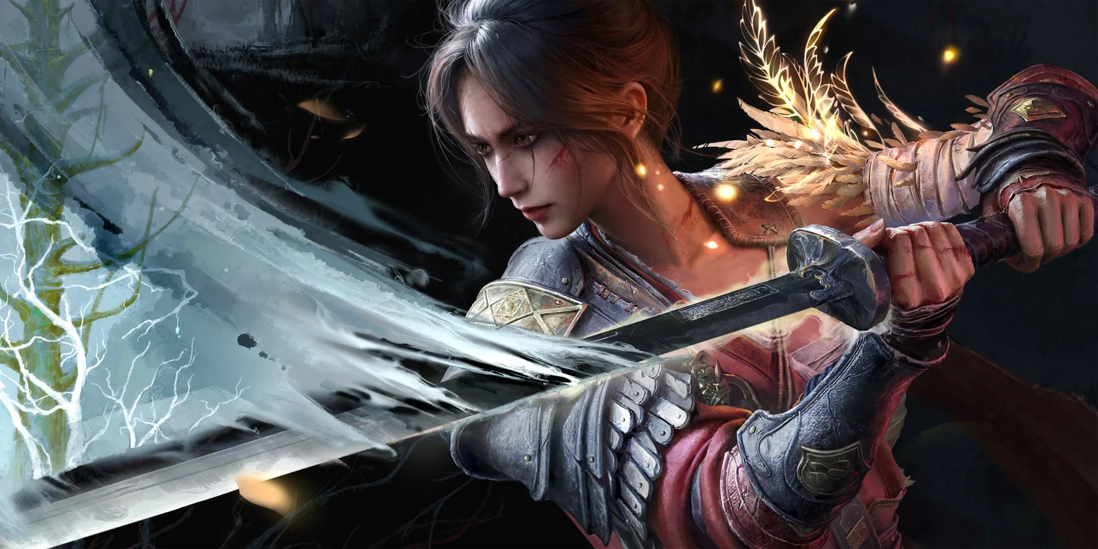 Nữ chiến binh dũng cảm đối đầu kẻ thù trong Wuchang Fallen Feathers