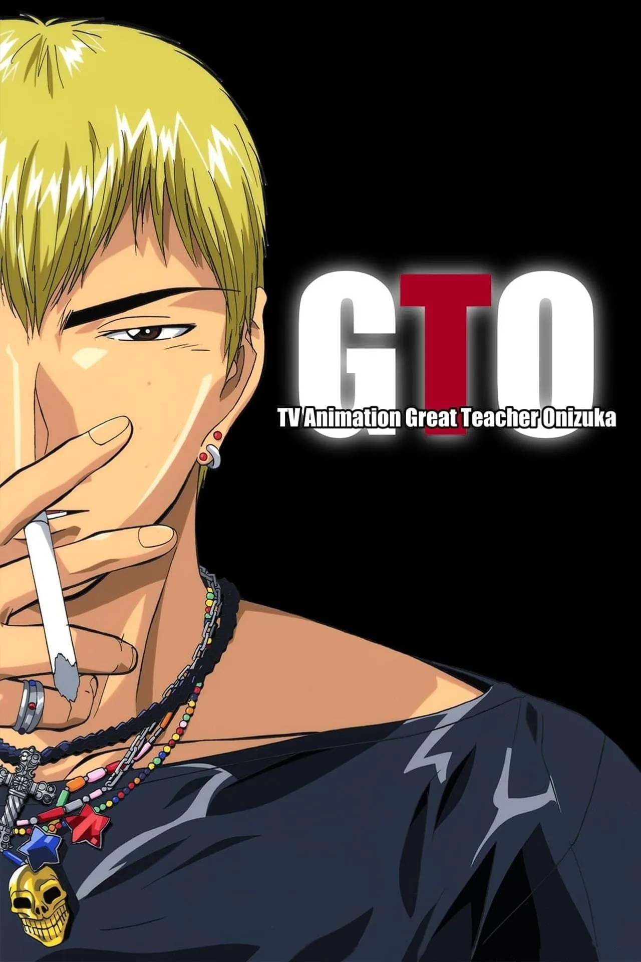 Poster anime GTO: Great Teacher Onizuka với hình ảnh Eikichi Onizuka và các học sinh
