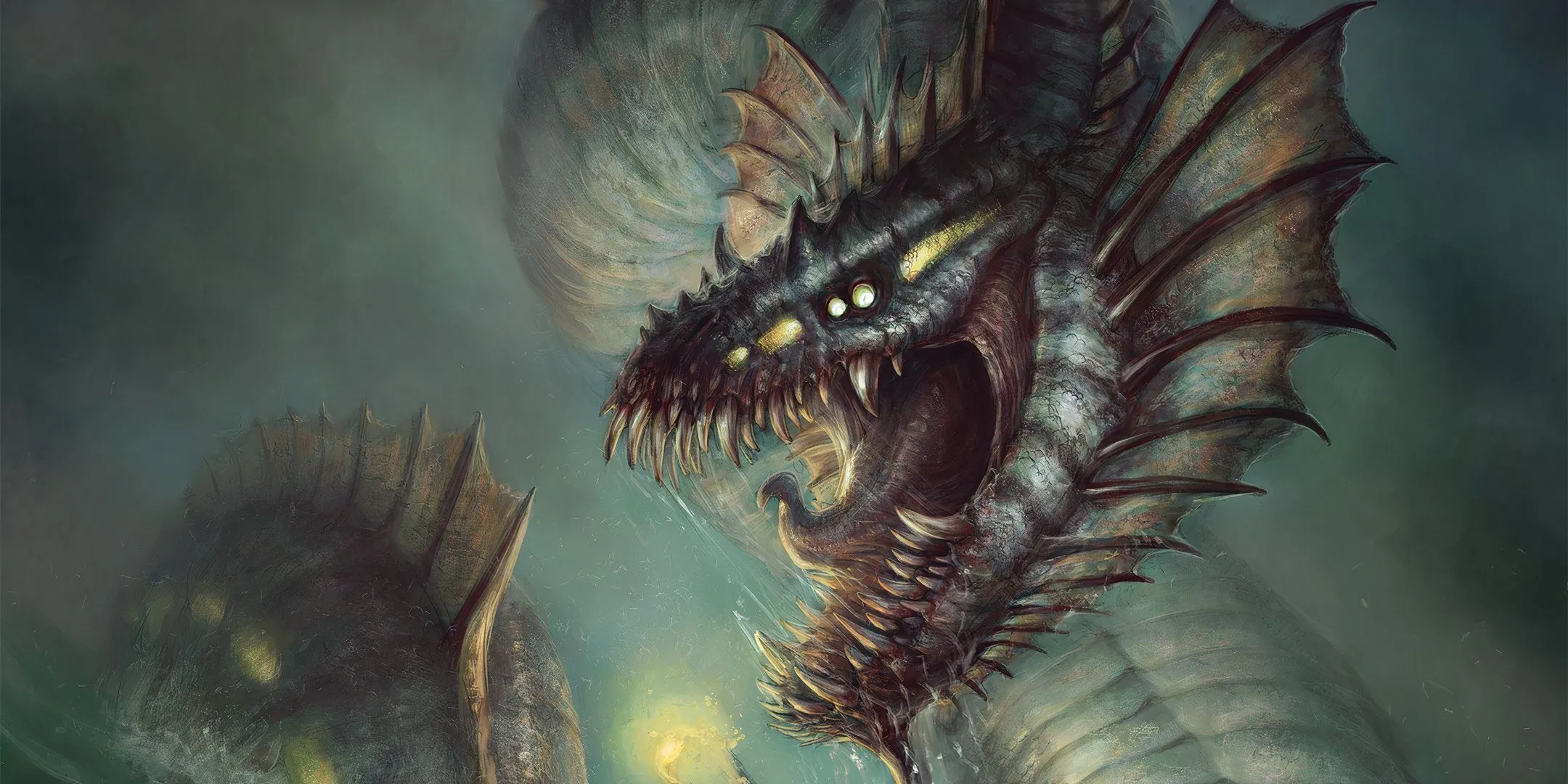 Sinh vật Wakewyrm từ bối cảnh Humblewood trong D&amp;D, ví dụ về nội dung game mà DM có thể quên.