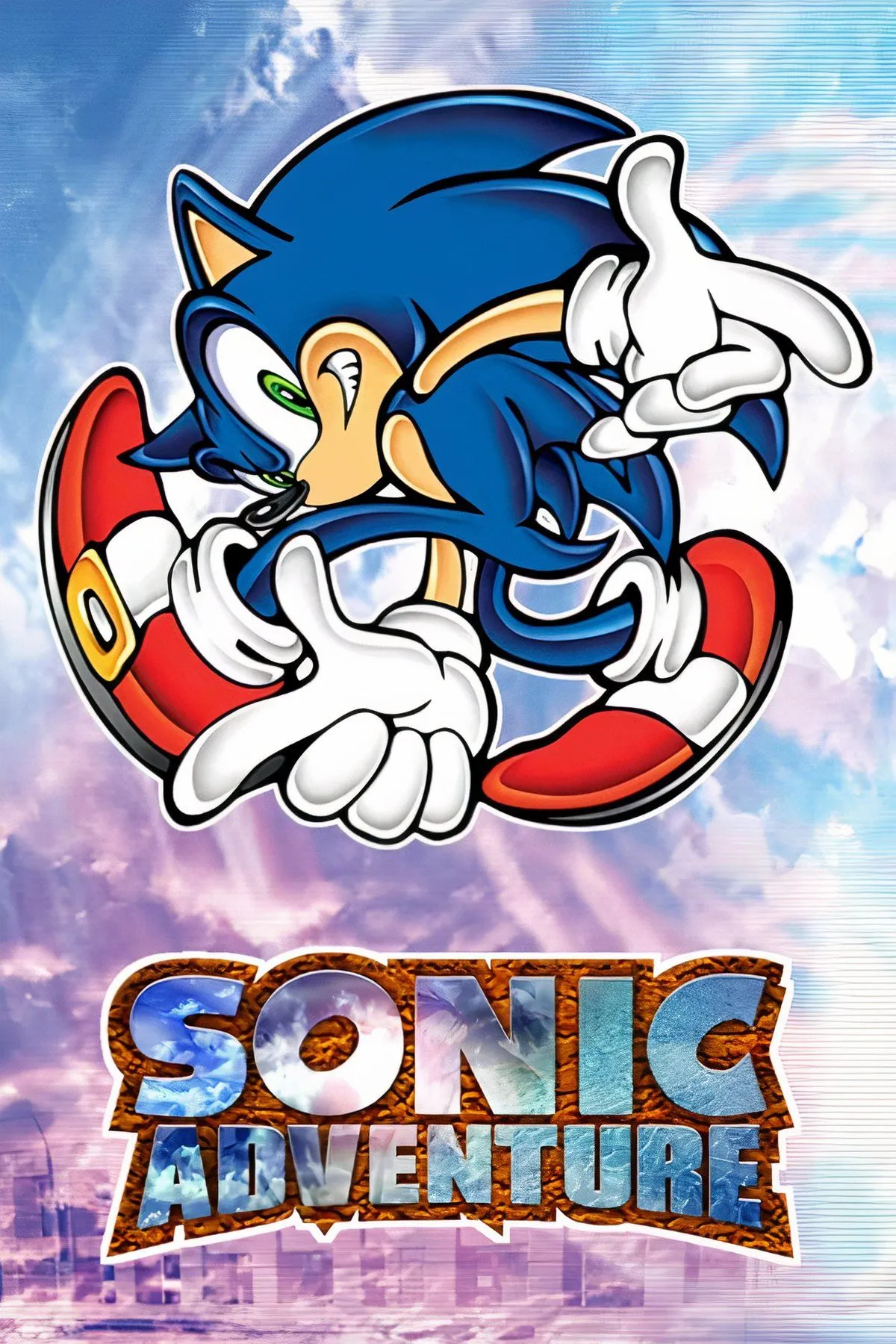 Sonic và những người bạn quen thuộc trong tựa game 3D đầu tiên Sonic Adventure
