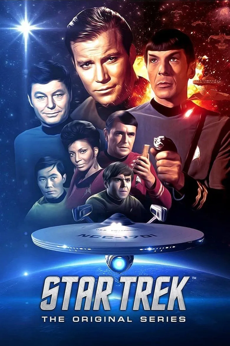 Tấm áp phích gợi nhớ về không gian huyền ảo của Star Trek: The Original Series