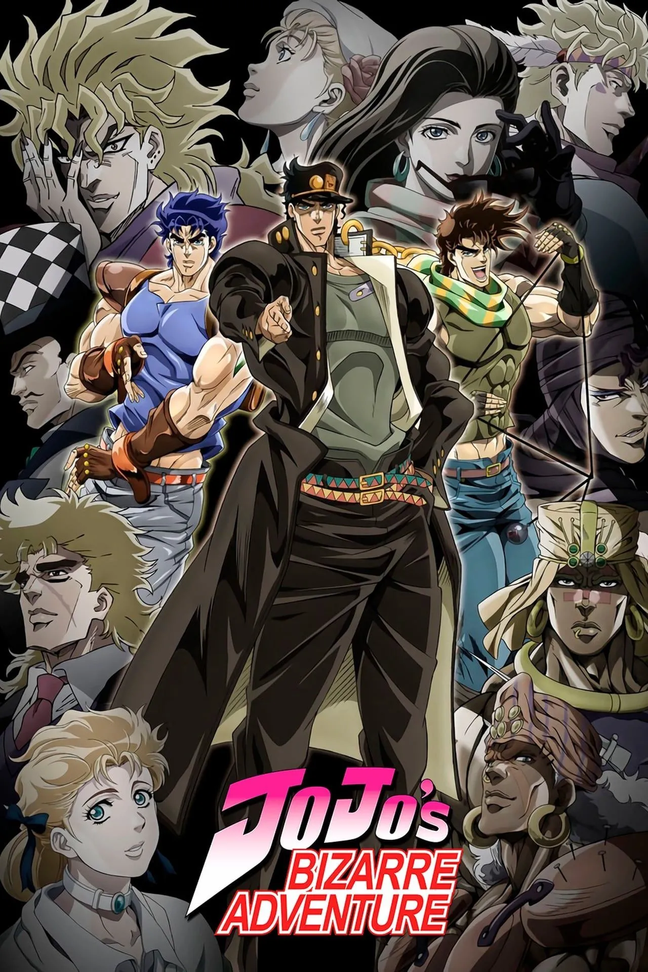 Tấm poster ấn tượng của JoJo's Bizarre Adventure phiên bản 2012