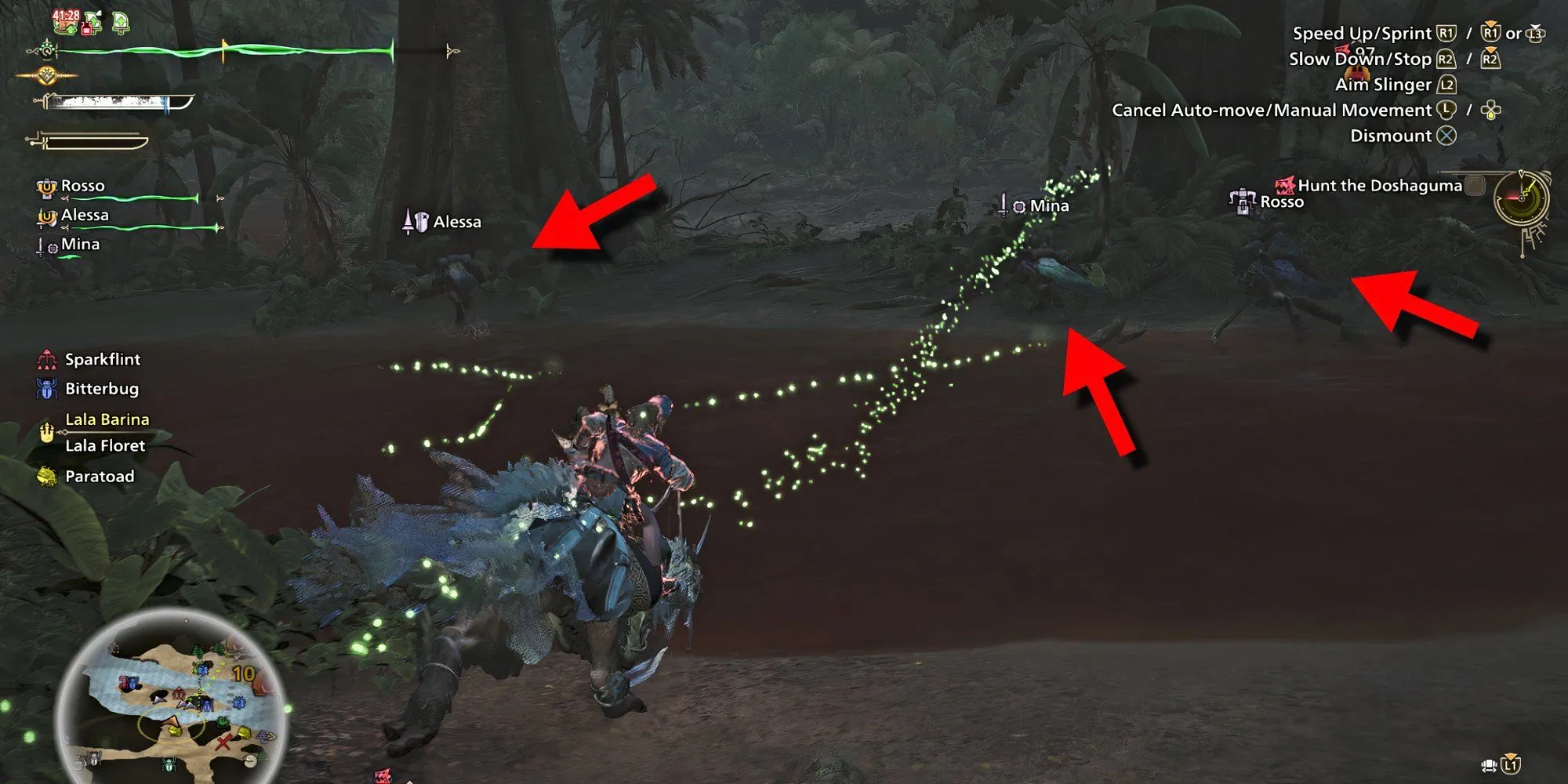 Thợ săn hỗ trợ cùng nhân vật chính tham gia chiến đấu trong Monster Hunter Wilds.