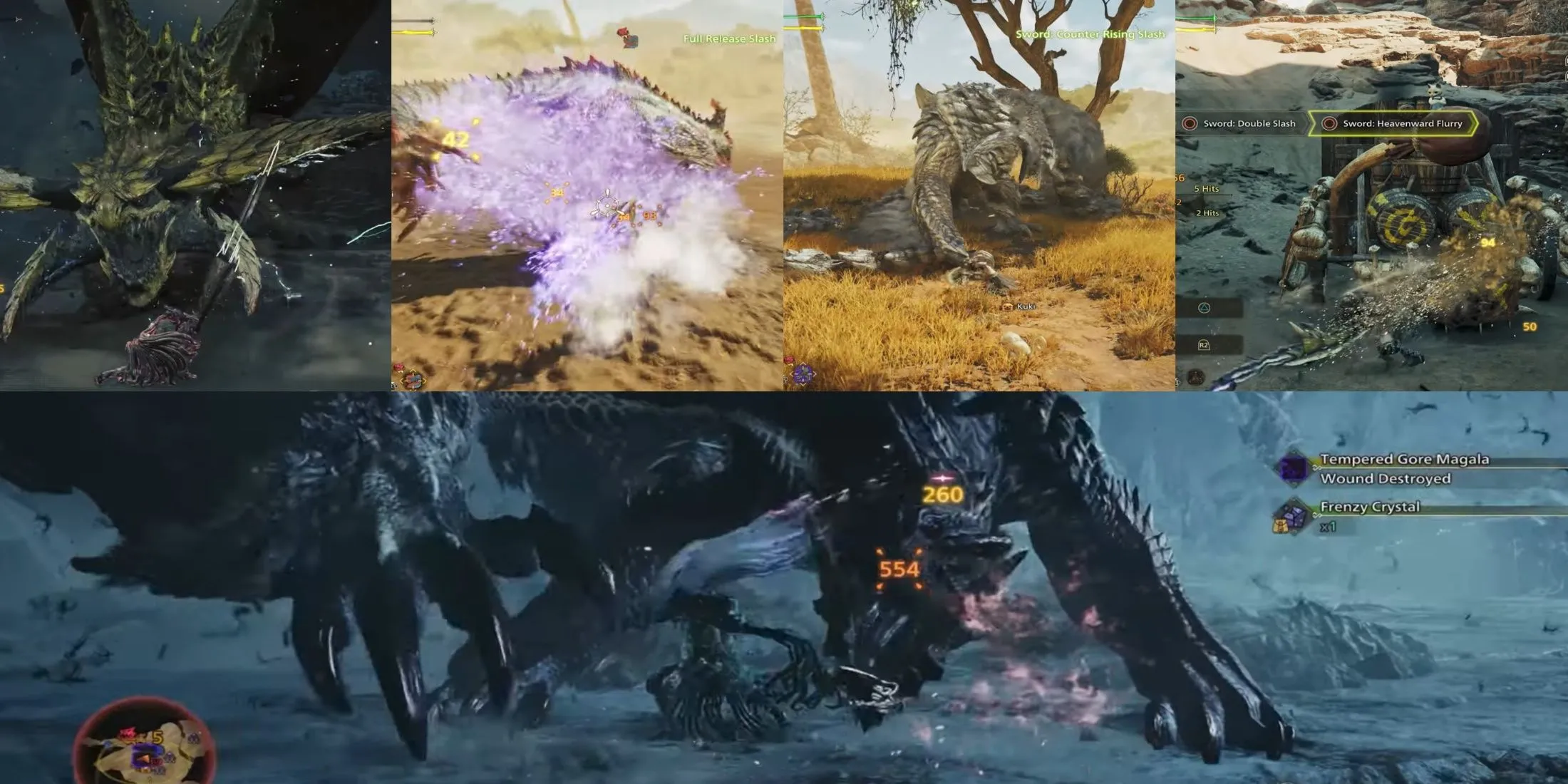 Tổng hợp lối chơi chiến đấu năng động với các loại vũ khí trong Monster Hunter Wilds, mang đến trải nghiệm săn quái vật đầy hứng khởi.