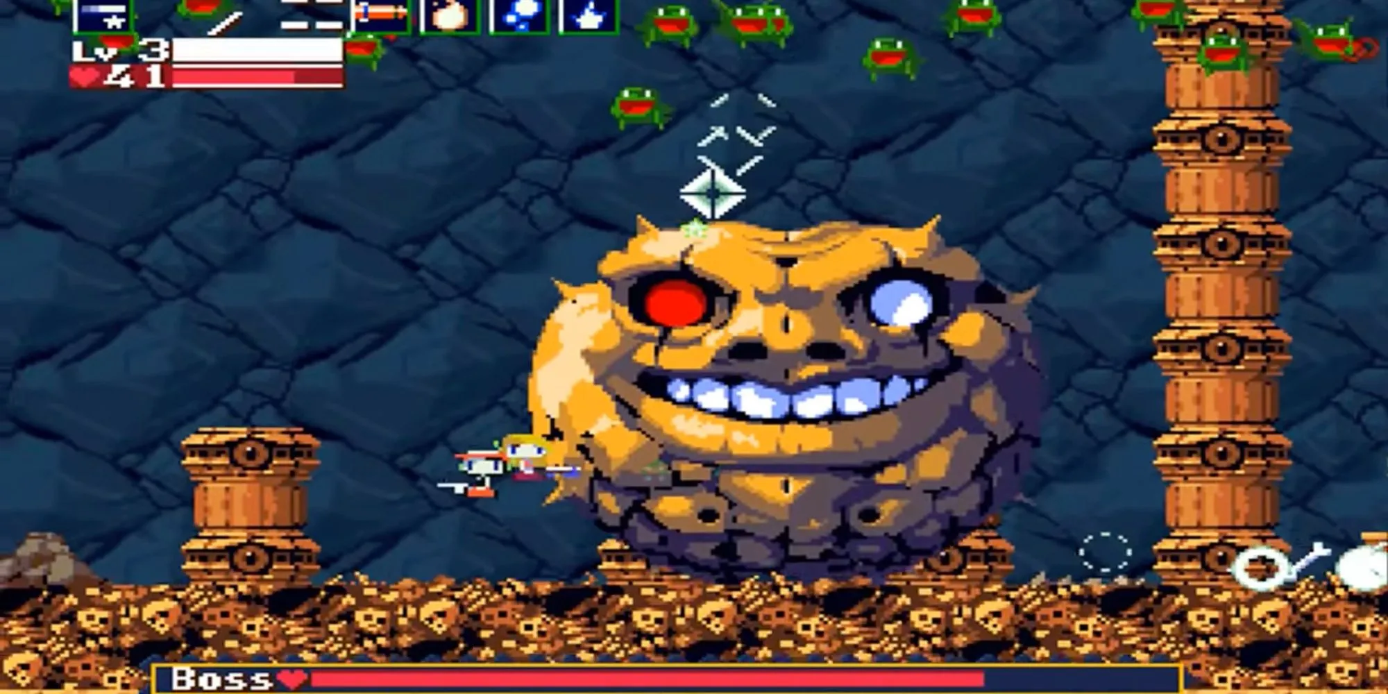 Trận đấu Ballos trong Cave Story